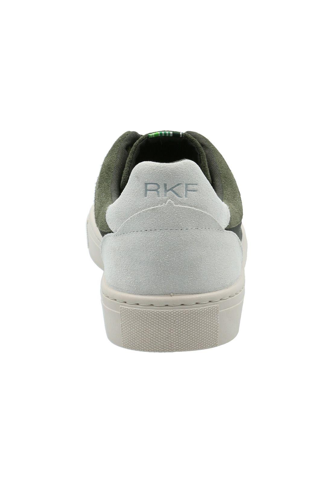 Zapatilla Cuero Hombre Tifon Verde -5