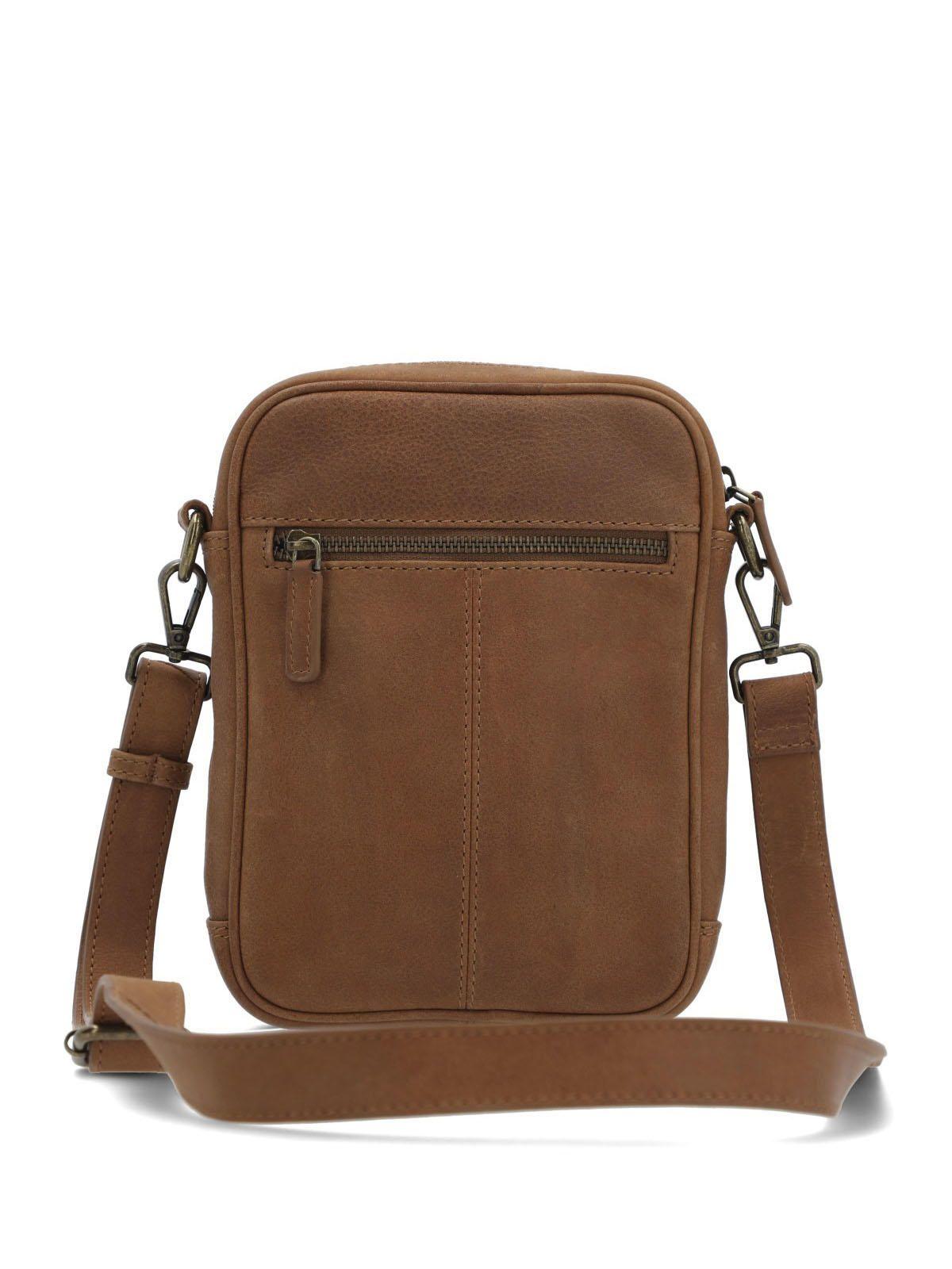 Maletin Cuero Unisex Th Garrett Cross Café-2