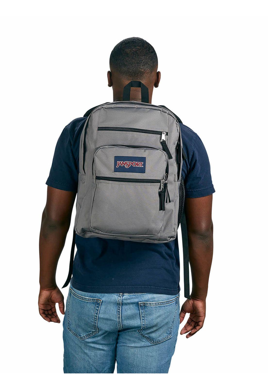 Mochila laptop Big Student Gris-4