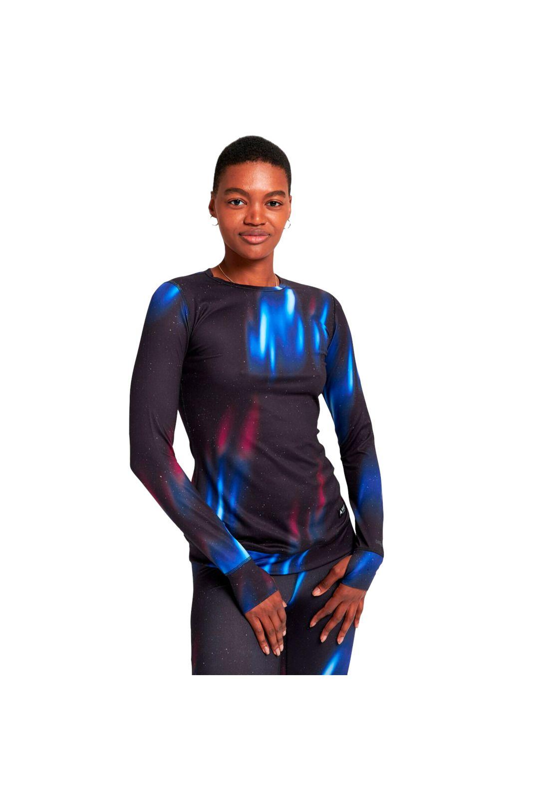 Polera Primera Capa Mujer Midweight Crew Azul-0
