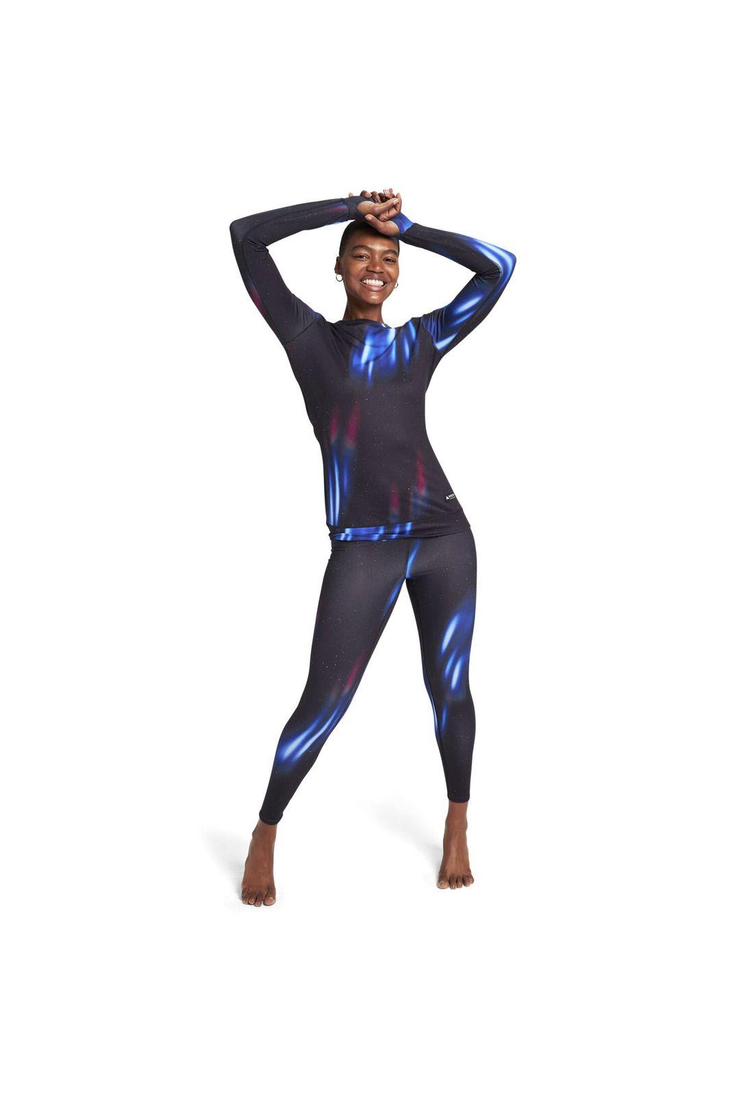 Polera Primera Capa Mujer Midweight Crew Azul-1