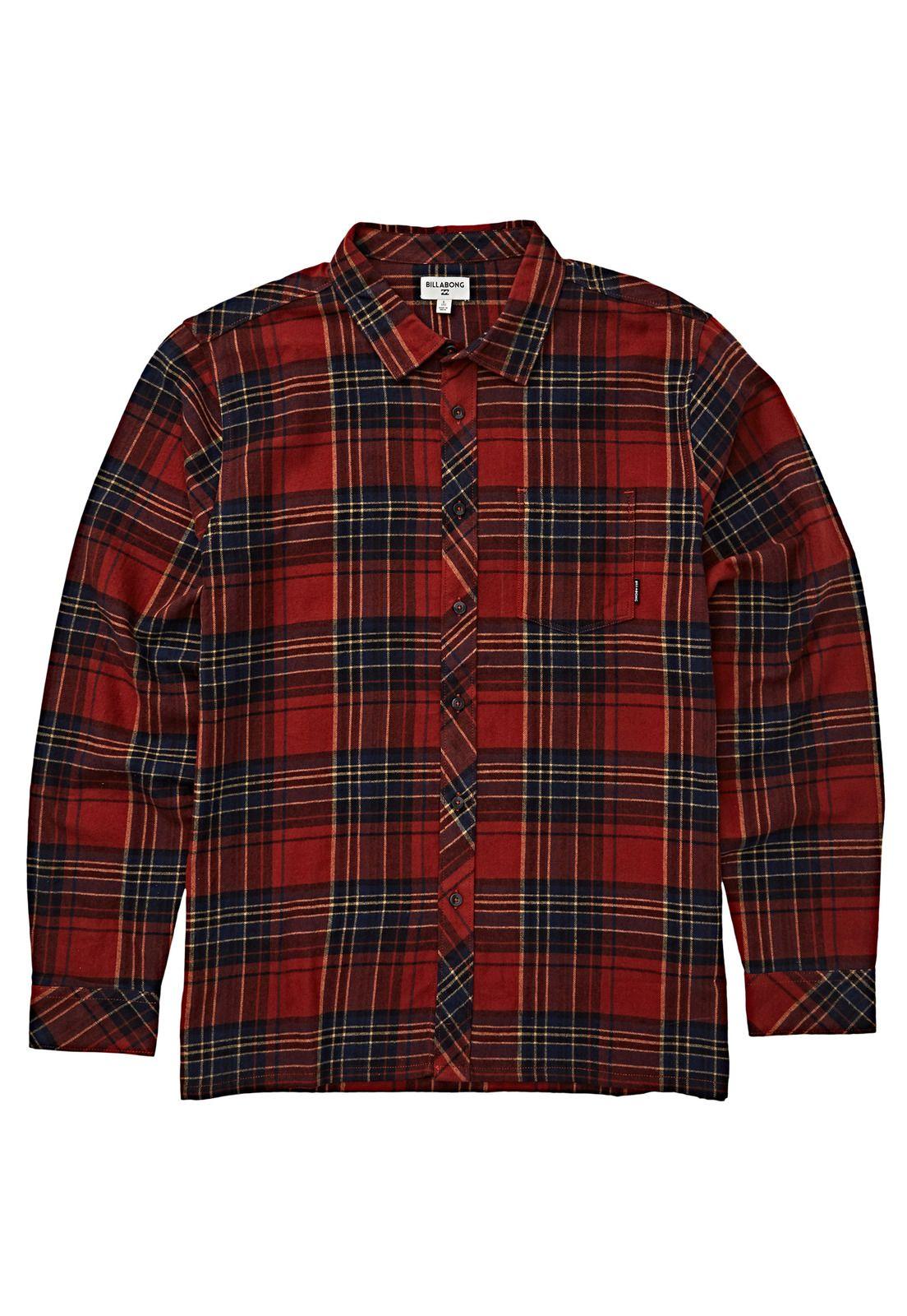 Camisa Hombre Coastline Burdeo-0