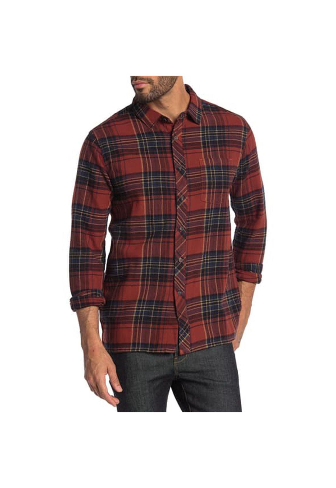 Camisa Hombre Coastline Burdeo-1