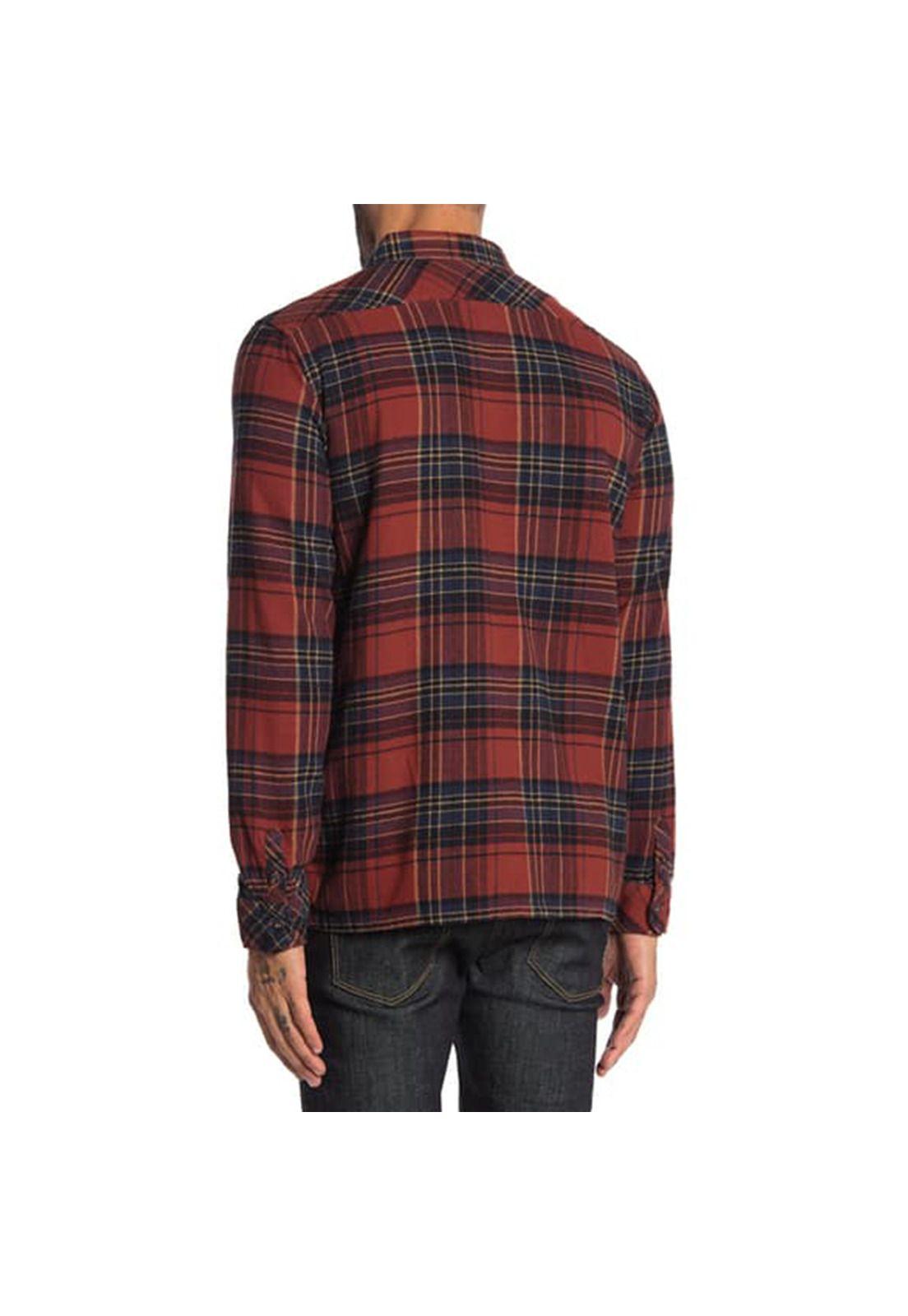 Camisa Hombre Coastline Burdeo-2