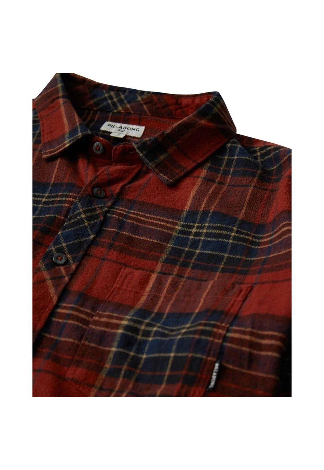 Camisa Hombre Coastline Burdeo-3