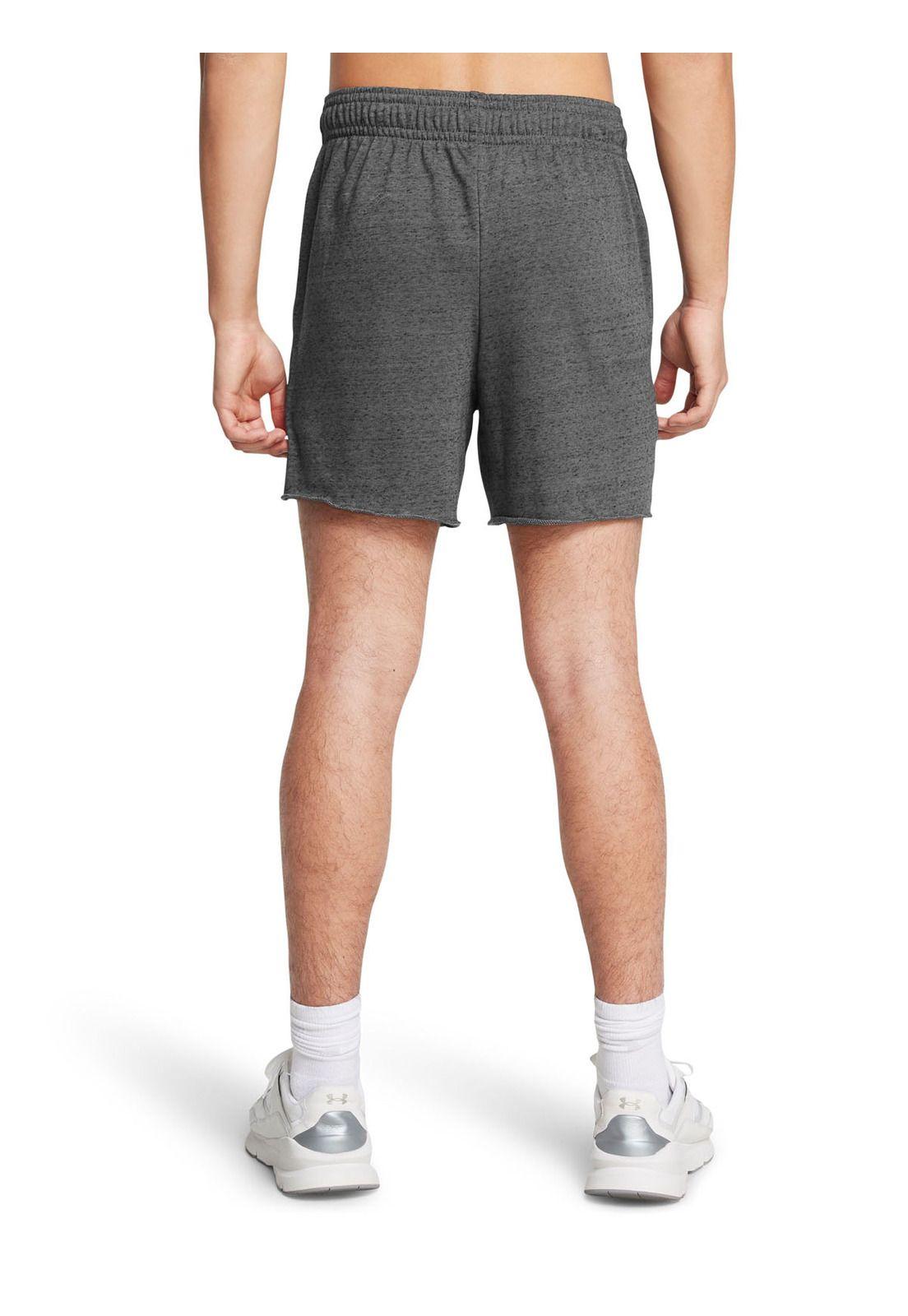 Shorts Rival Terry de 6" para hombre Gris-4