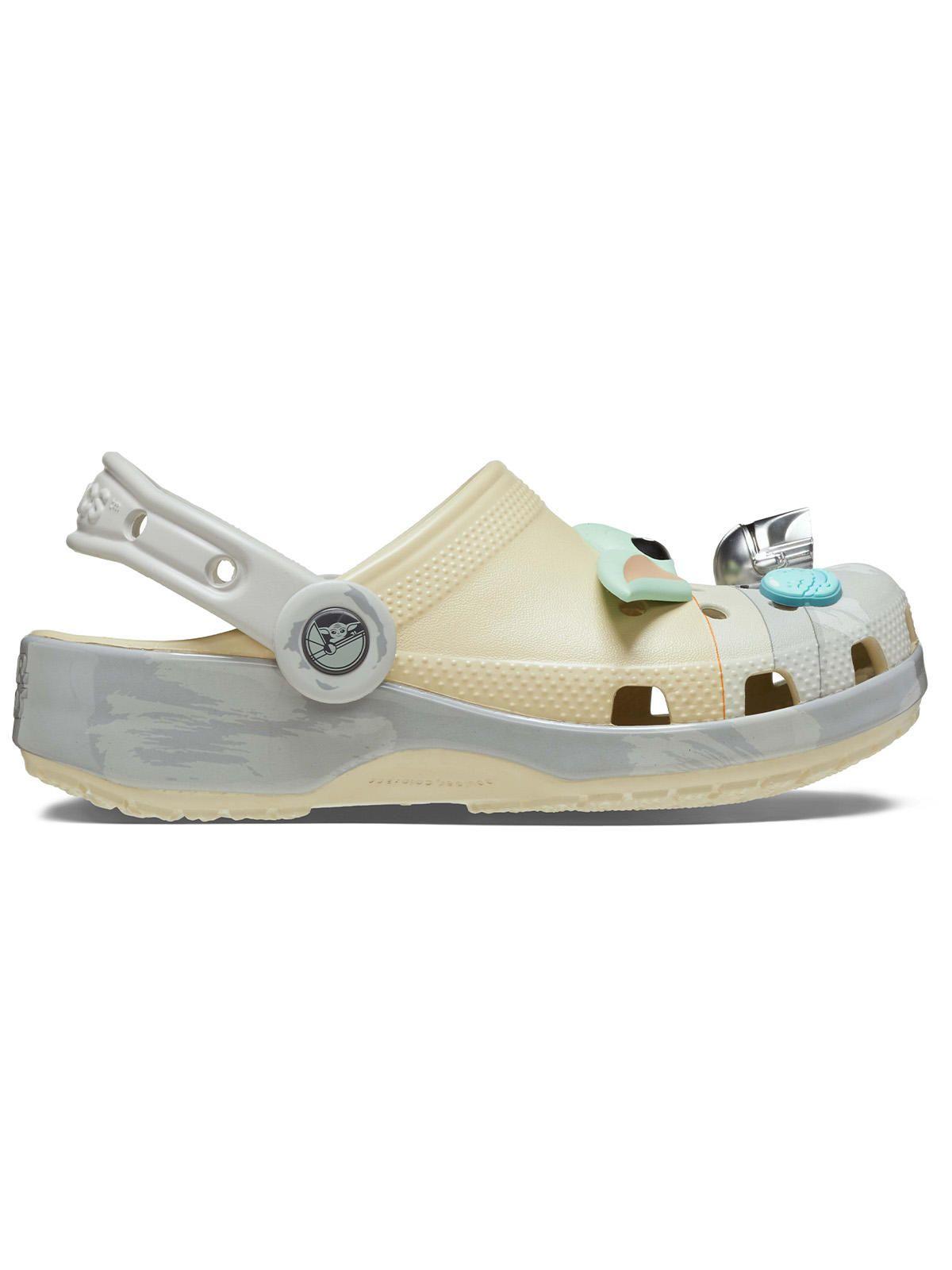 Zueco Crocs Niño Classic Grogu Clog K Beige-0