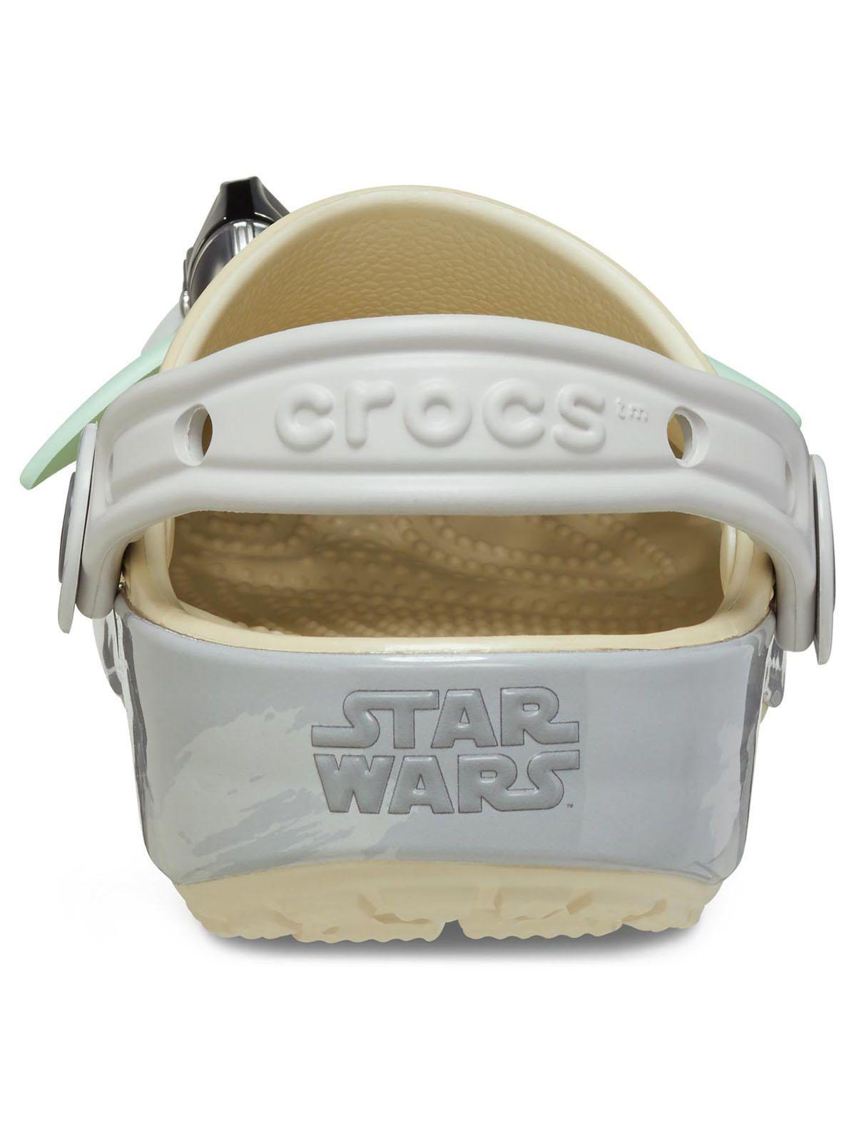 Zueco Crocs Niño Classic Grogu Clog K Beige-7
