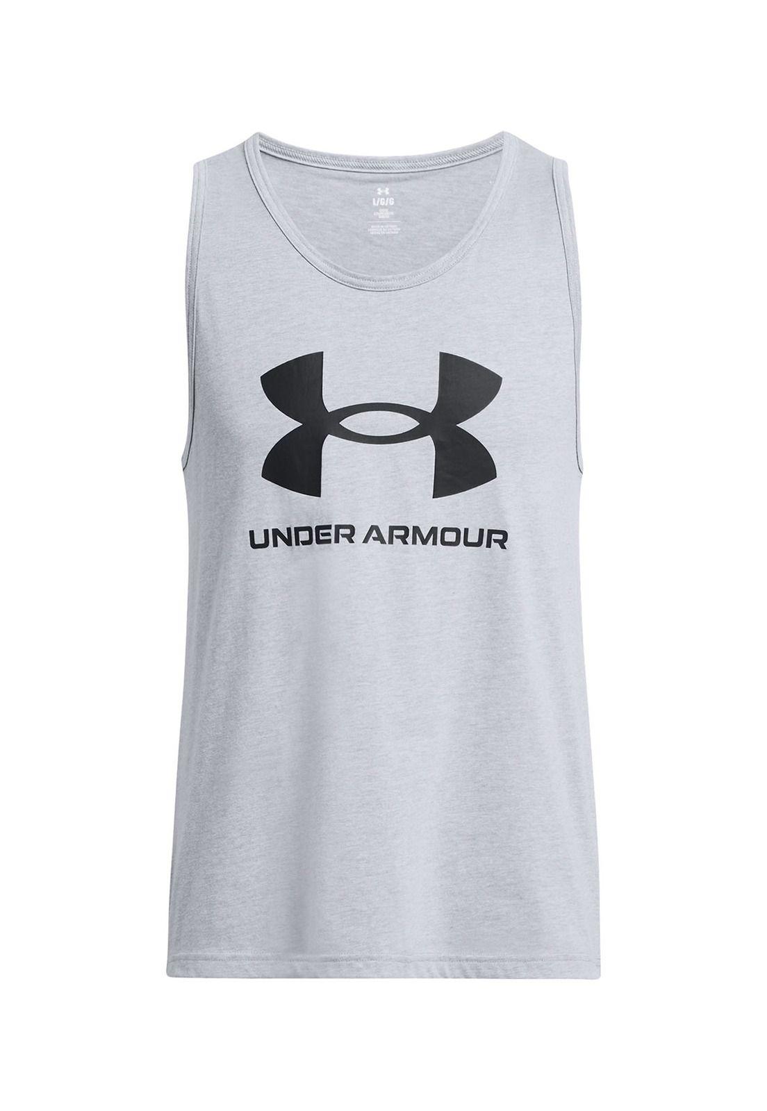 Polera Sin Mangas Sportstyle Hombre Gris-0