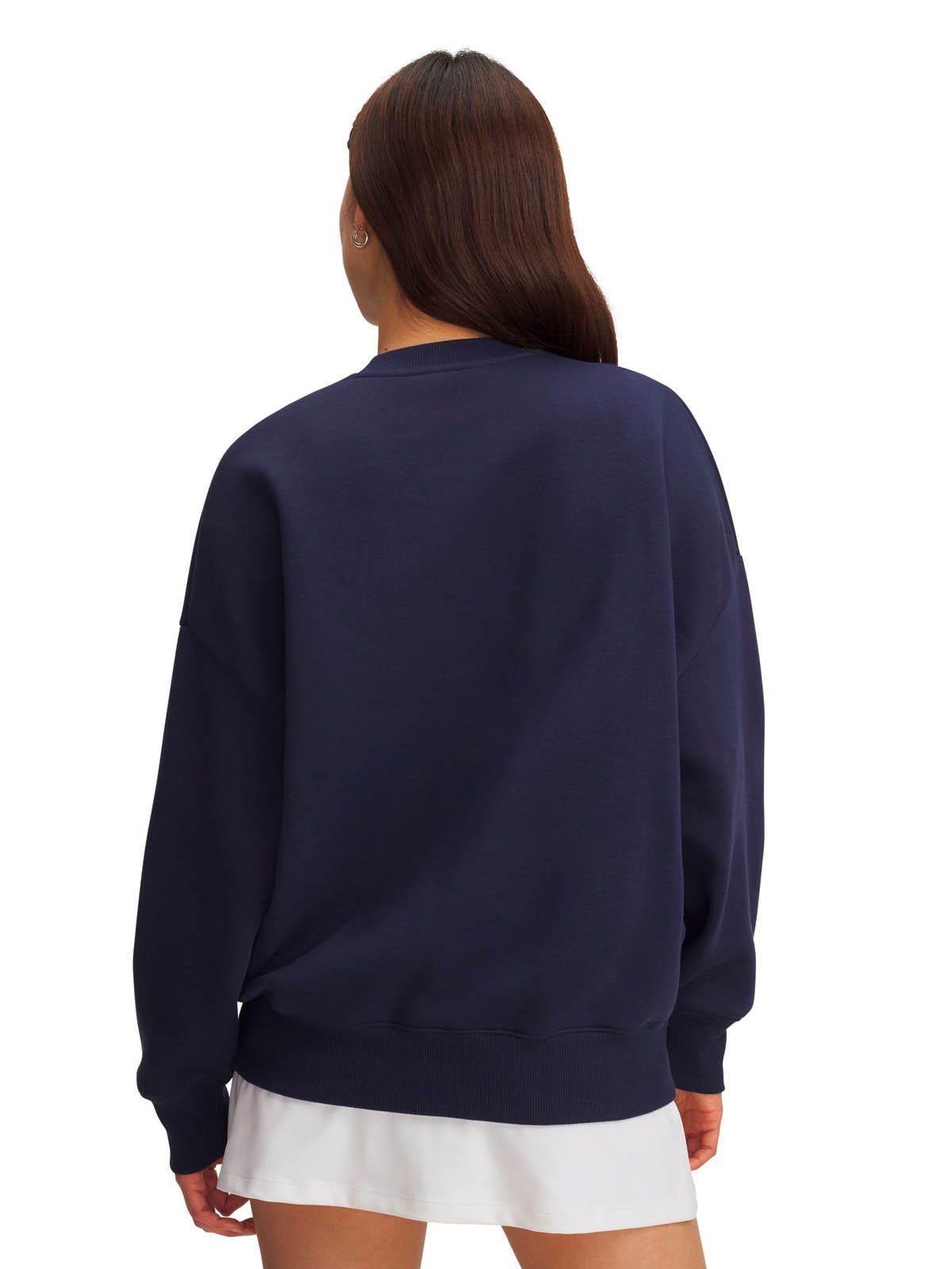 Polerón Lifestyle mujer Rival Oversized Varsity Azul -1