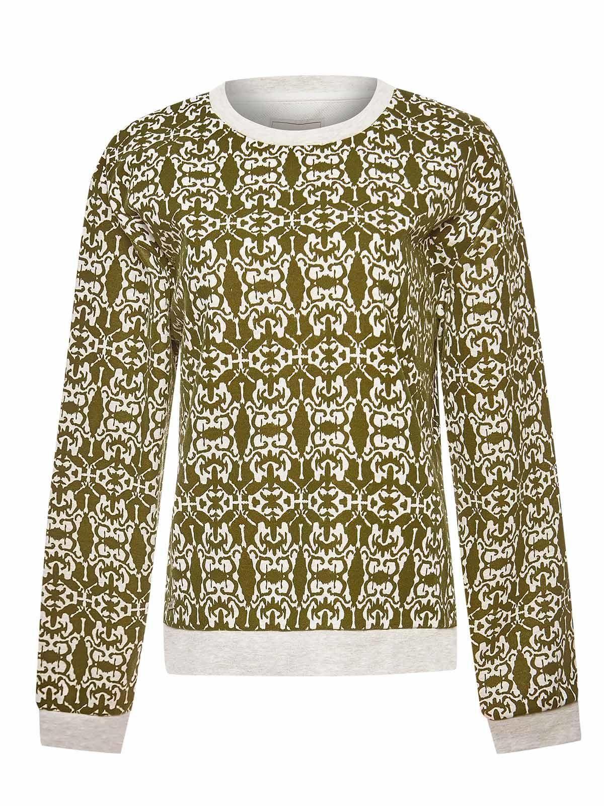 Polerón Algodón Orgánico Mujer North Verde -0