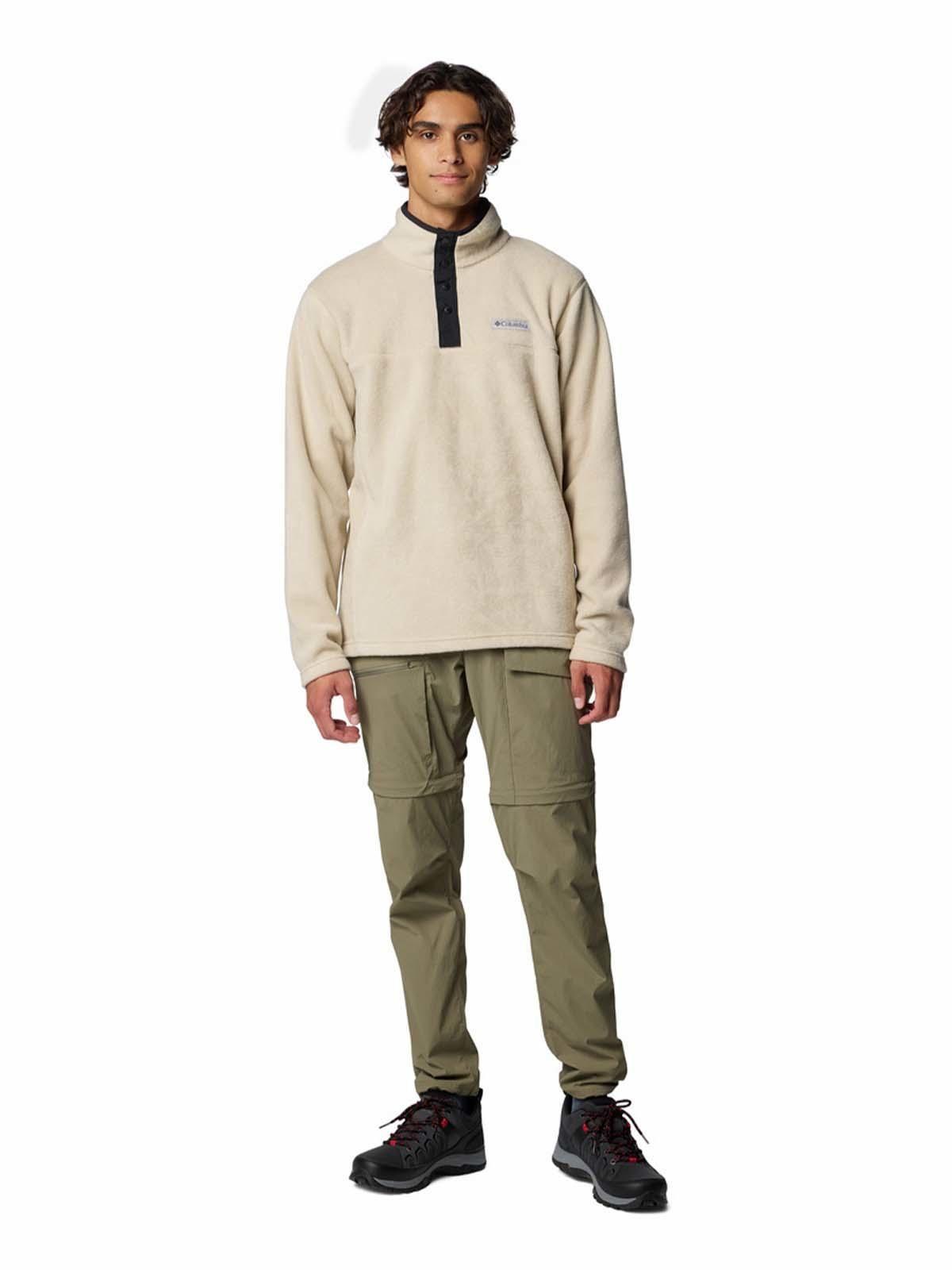 Polar Hombre Steens Mountain Half Zip Beige-1