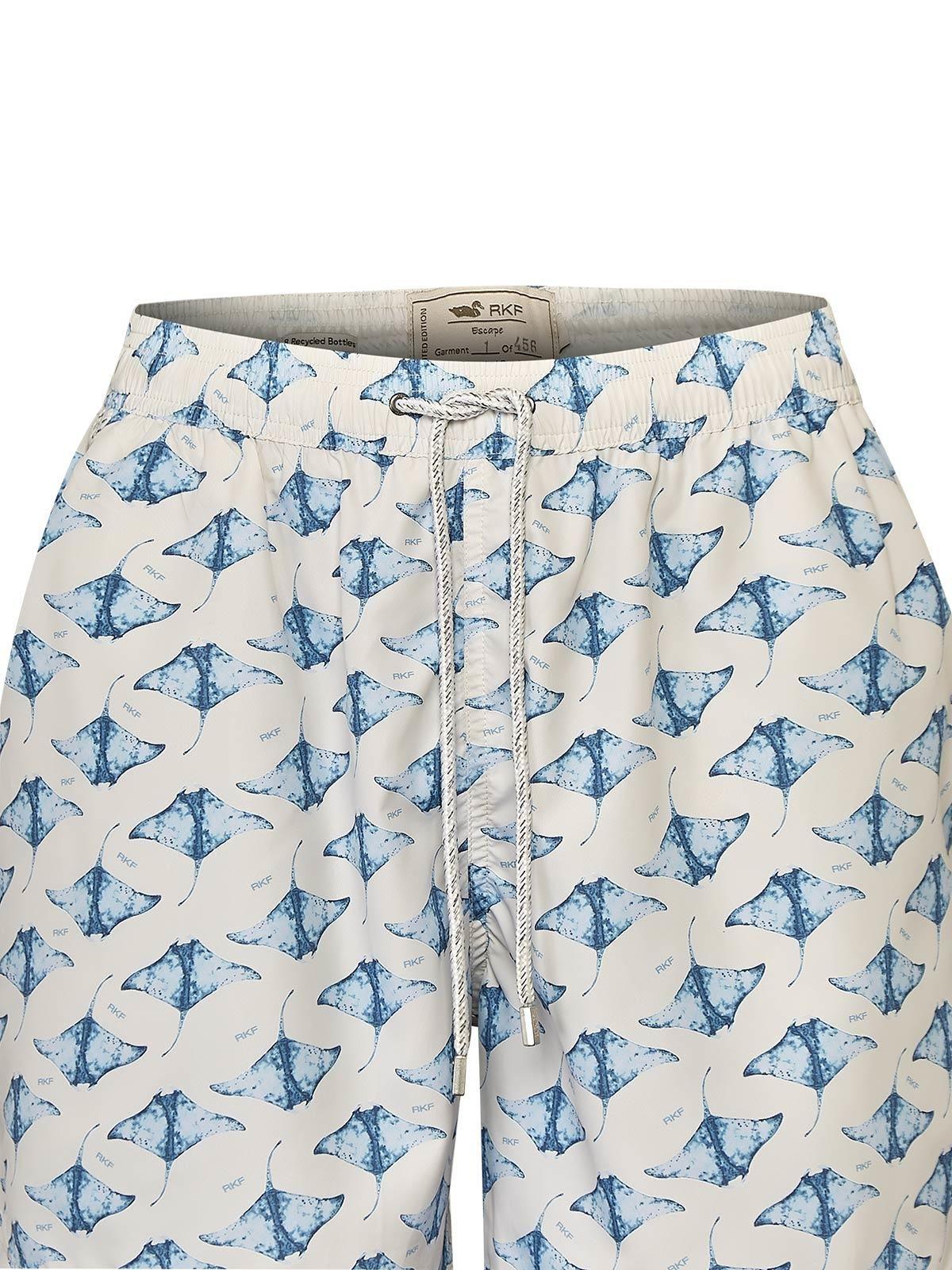 Traje De Baño Fibras Recic Hombre Beige Izam-3