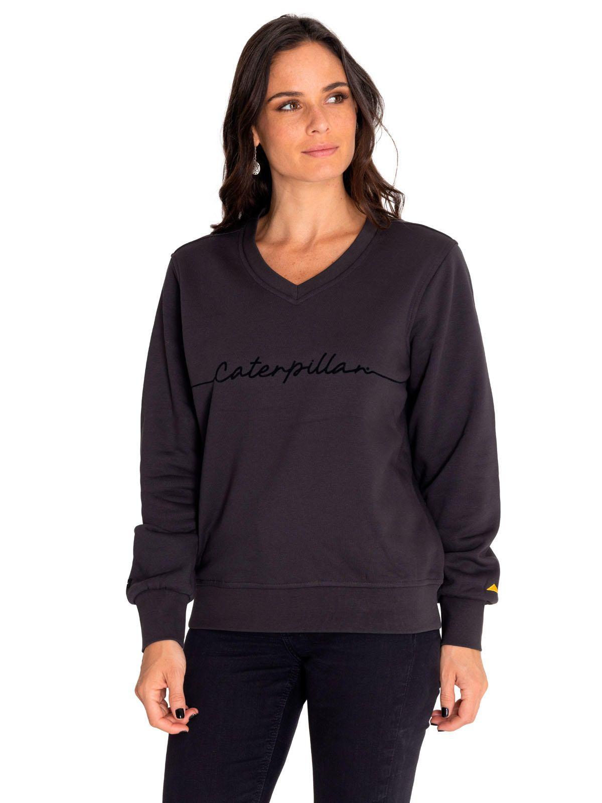 Polerón Mujer Script Sweatshirt Negro-1