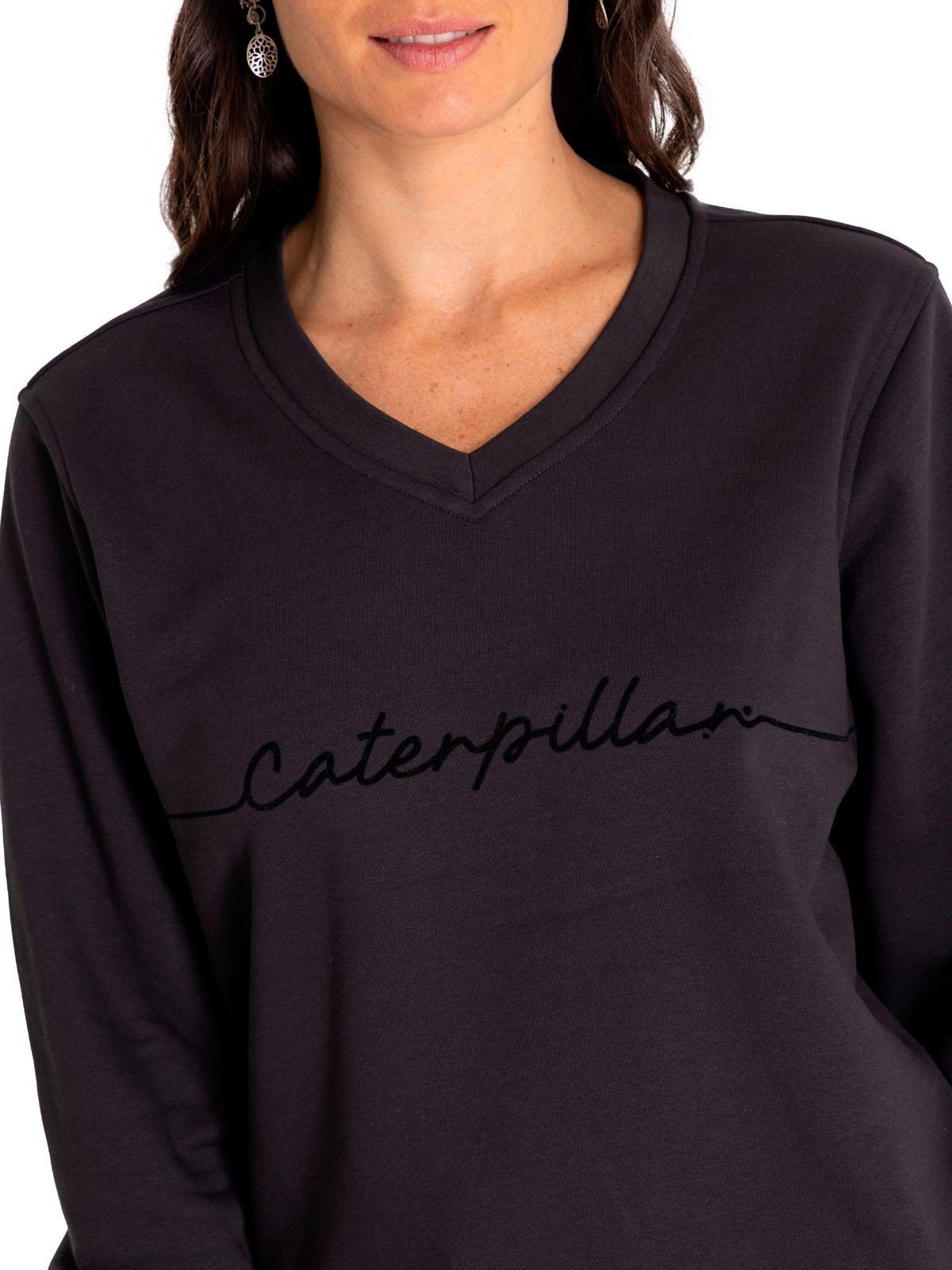 Polerón Mujer Script Sweatshirt Negro-4
