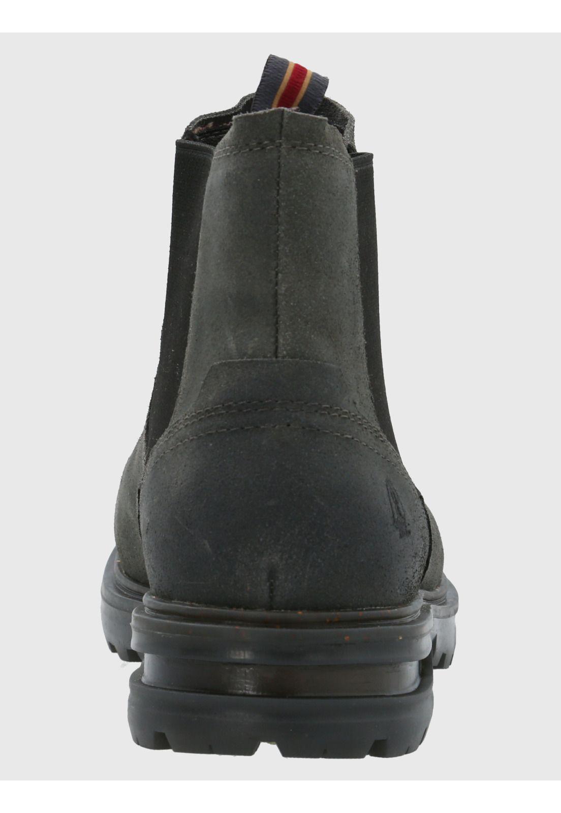 Botín Cuero Hombre Indro Gris Oscuro-6