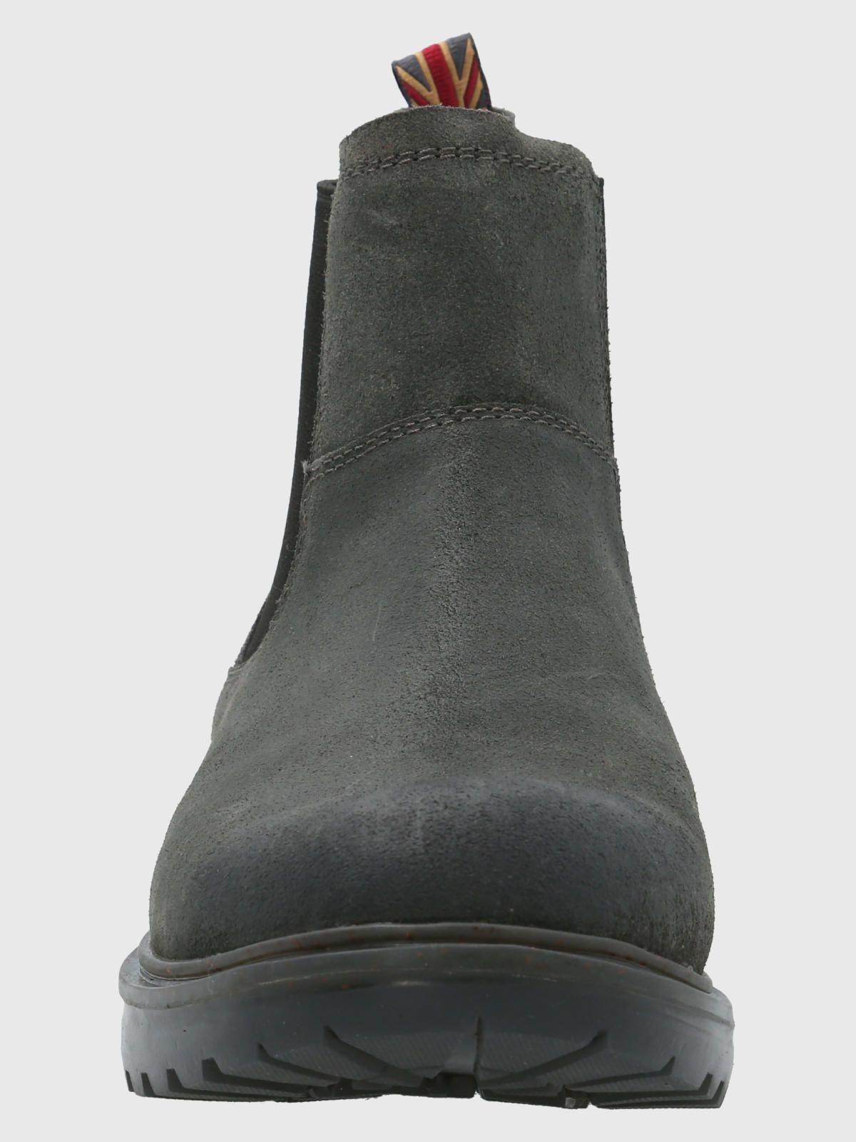 Botín Cuero Hombre Indro Gris Oscuro-3