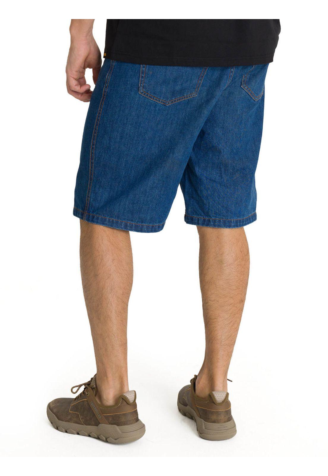 Short Denim Hombre Utility Azul-3