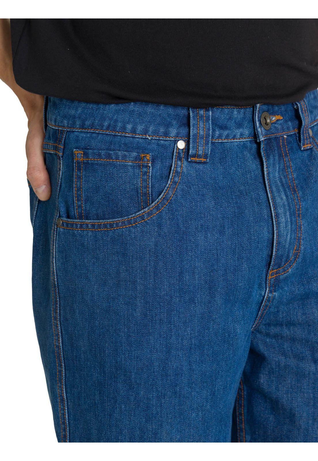 Short Denim Hombre Utility Azul-4