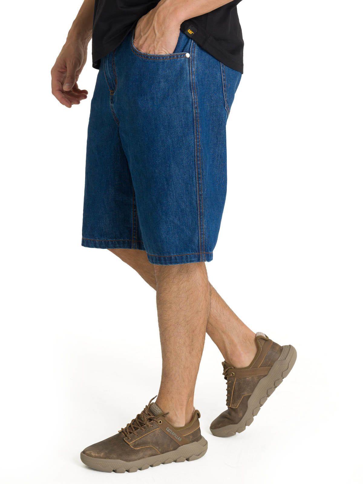 Short Denim Hombre Utility Azul-0