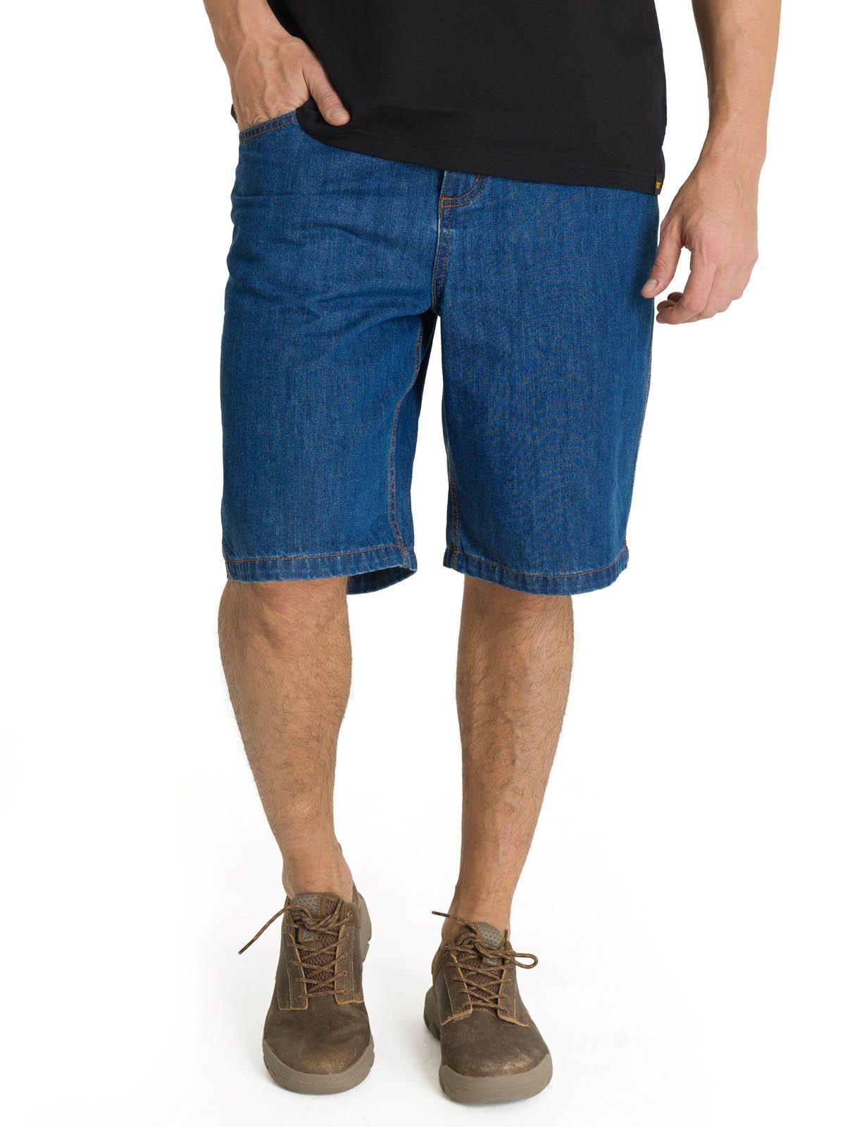 Short Denim Hombre Utility Azul-1