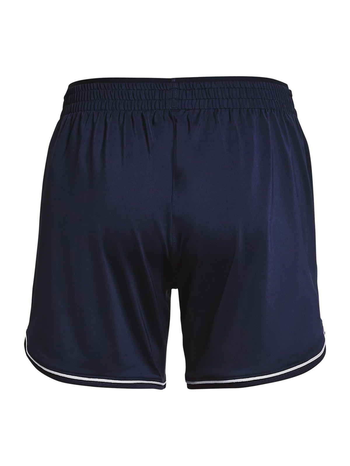 Shorts UA Knit para Mujer Azul Marino-1