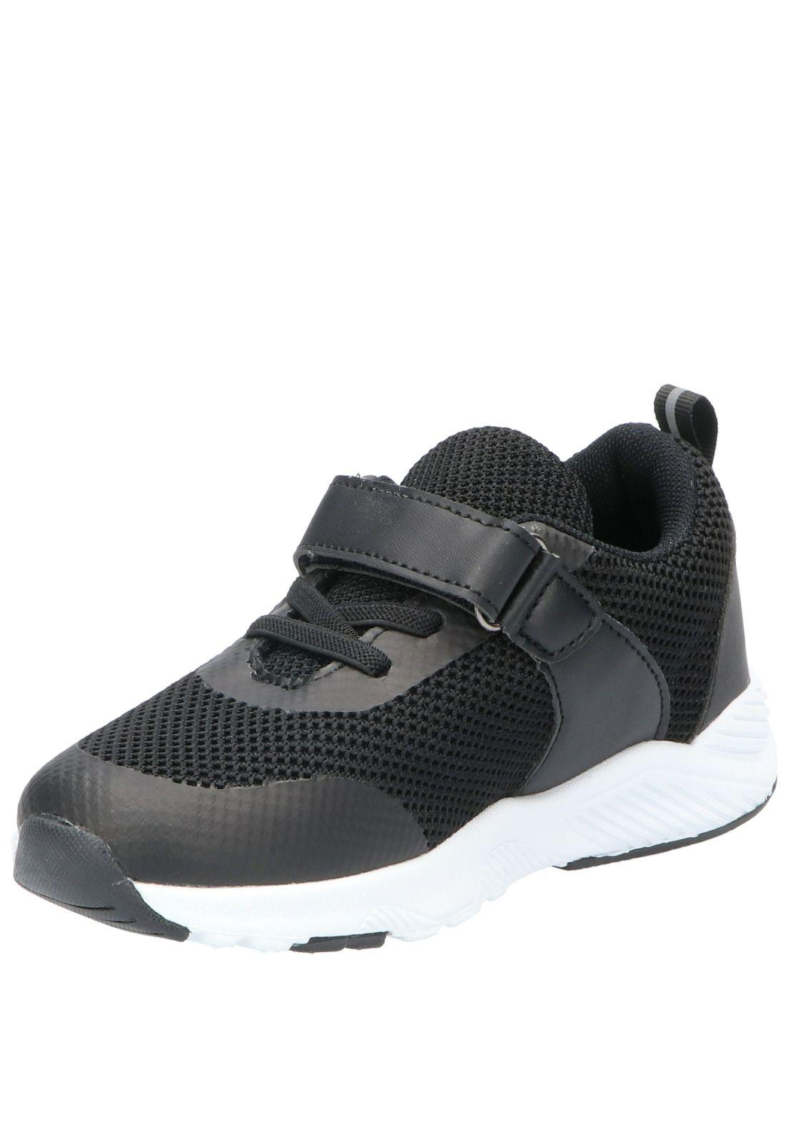 Zapatilla Escolar Niño Kans Negro-4