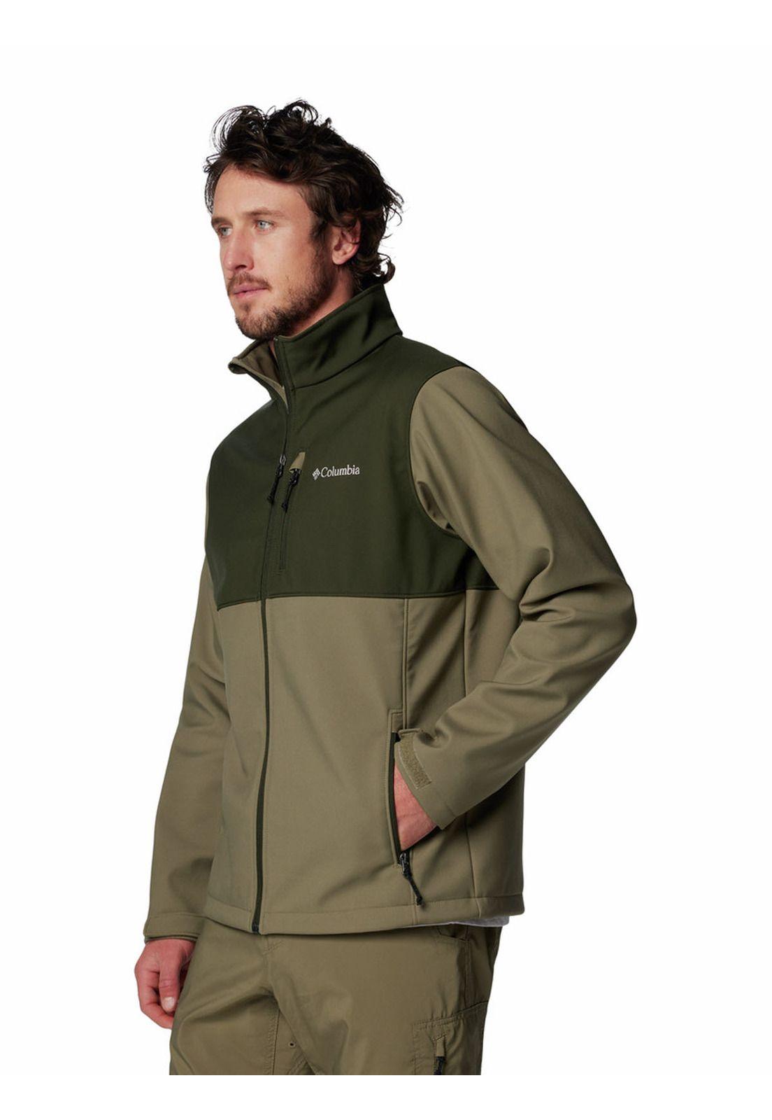 Softshell Hombre Ascender Soft Shell Verde-1