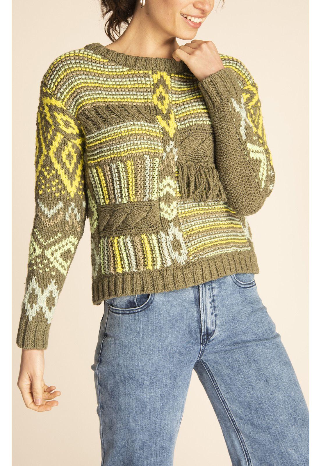 Polerón Mujer Balta Verde-5