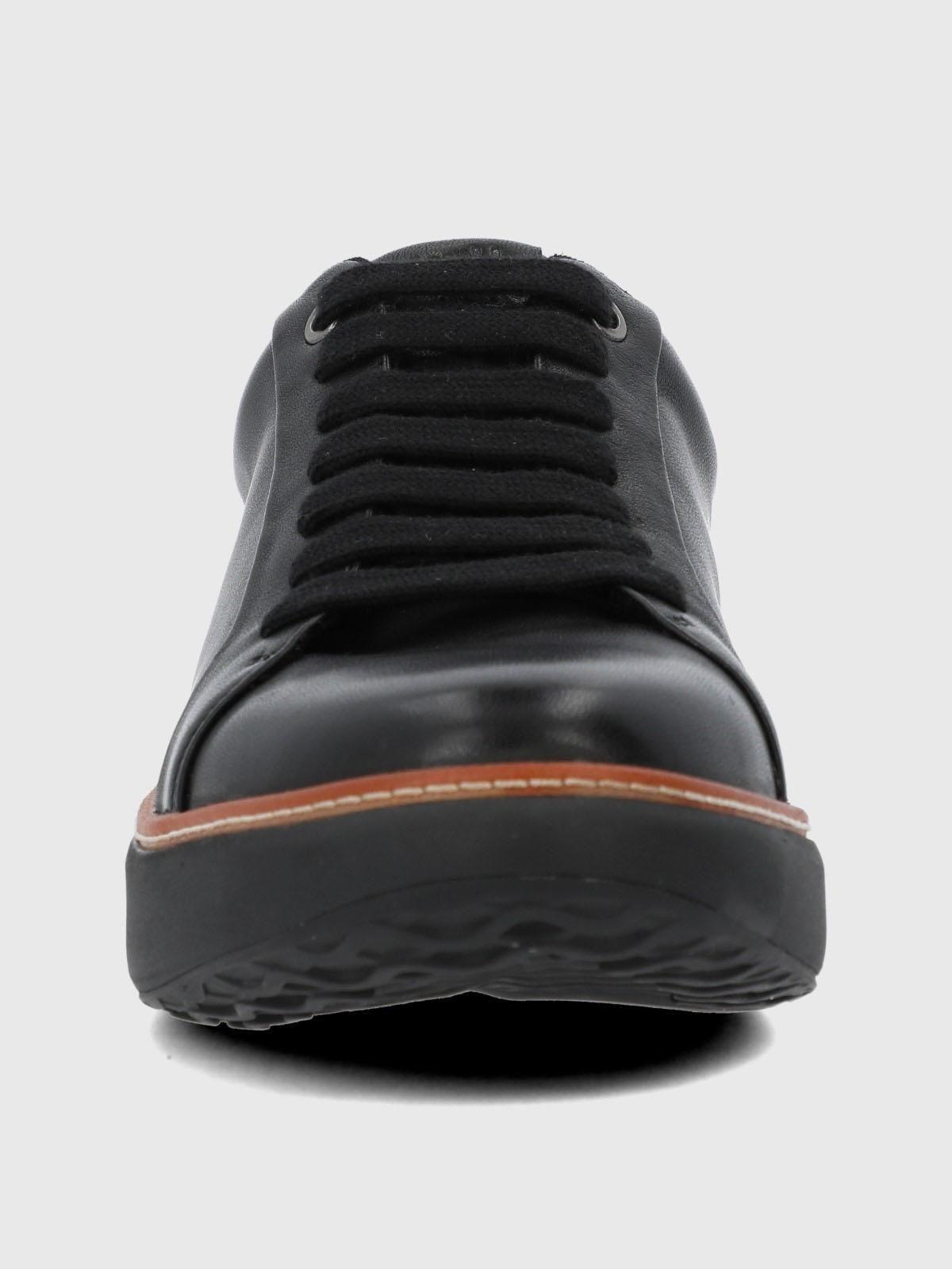 Zapatilla Cuero Hombre Force G Negra-0