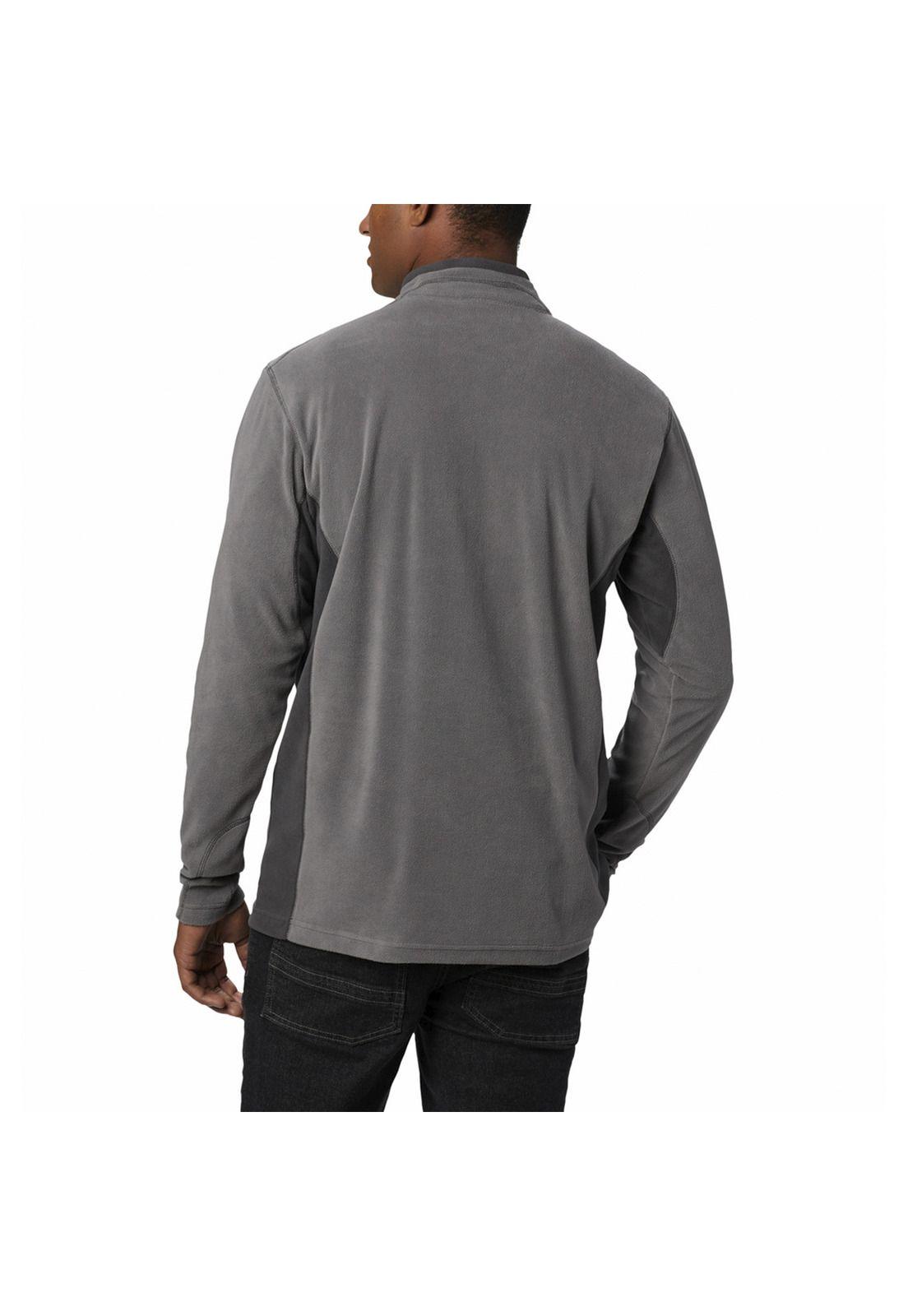 Polar Hombre Klamath Range Half Zip Gris-1