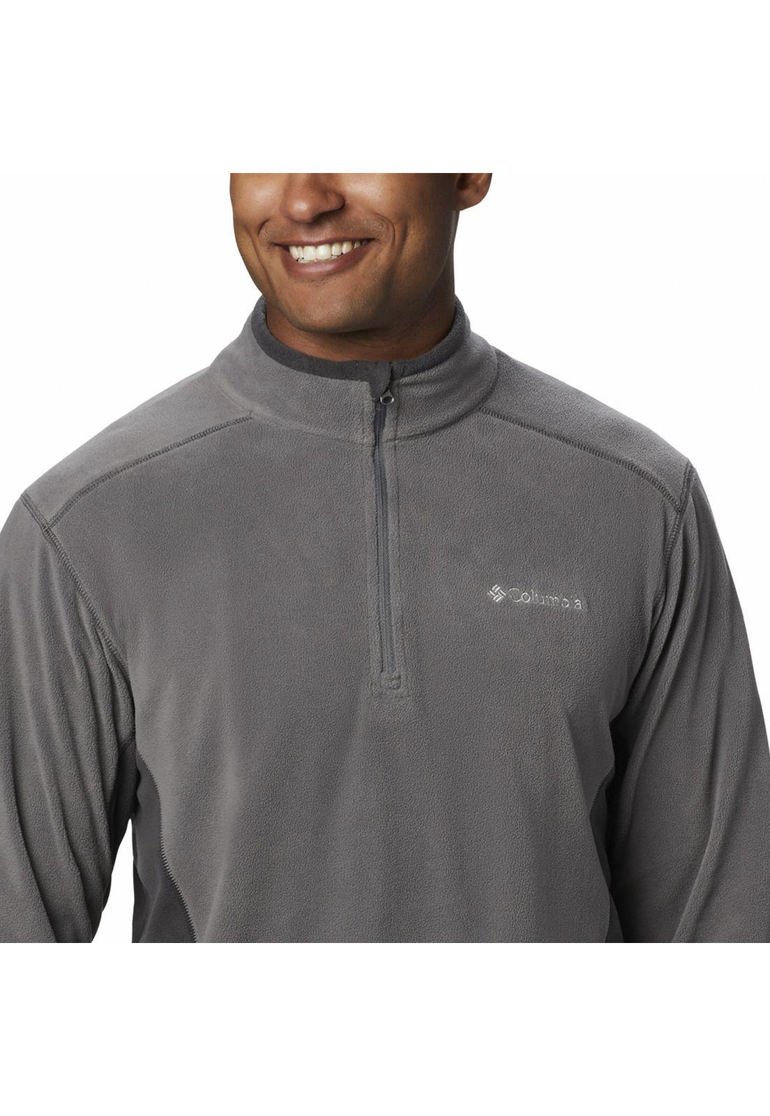 Polar Hombre Klamath Range Half Zip Gris-3
