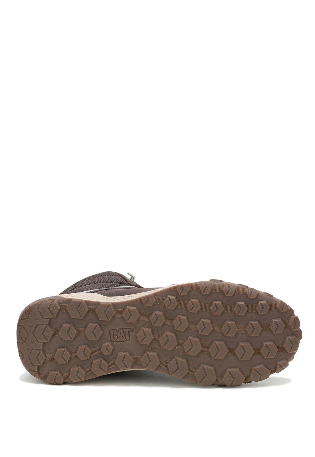 Botin Impermeable Cuero Hombre Hex Ready Mid Café-7