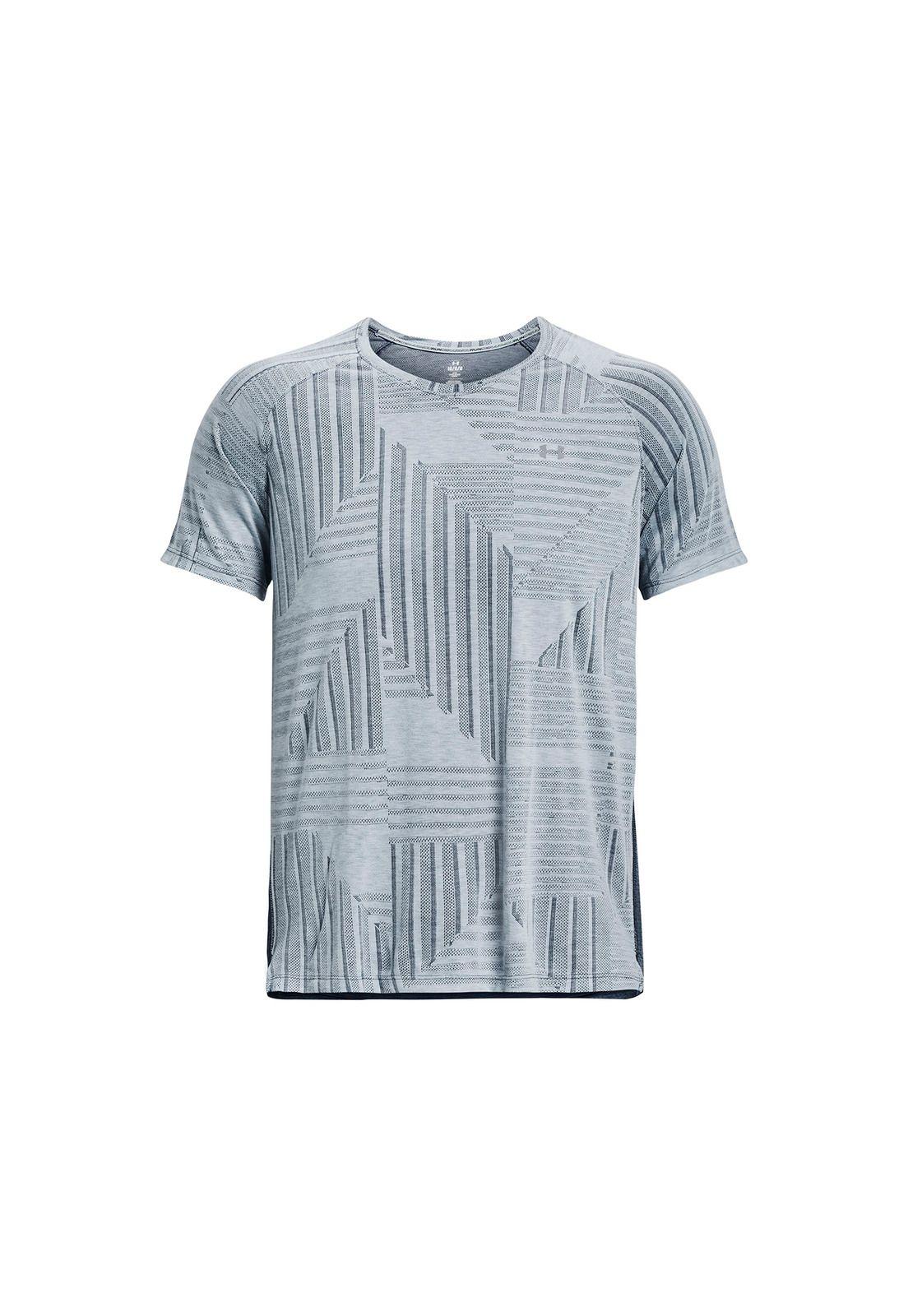 Polera M/C Train Streaker Deco Diamond Gris Hombre-0