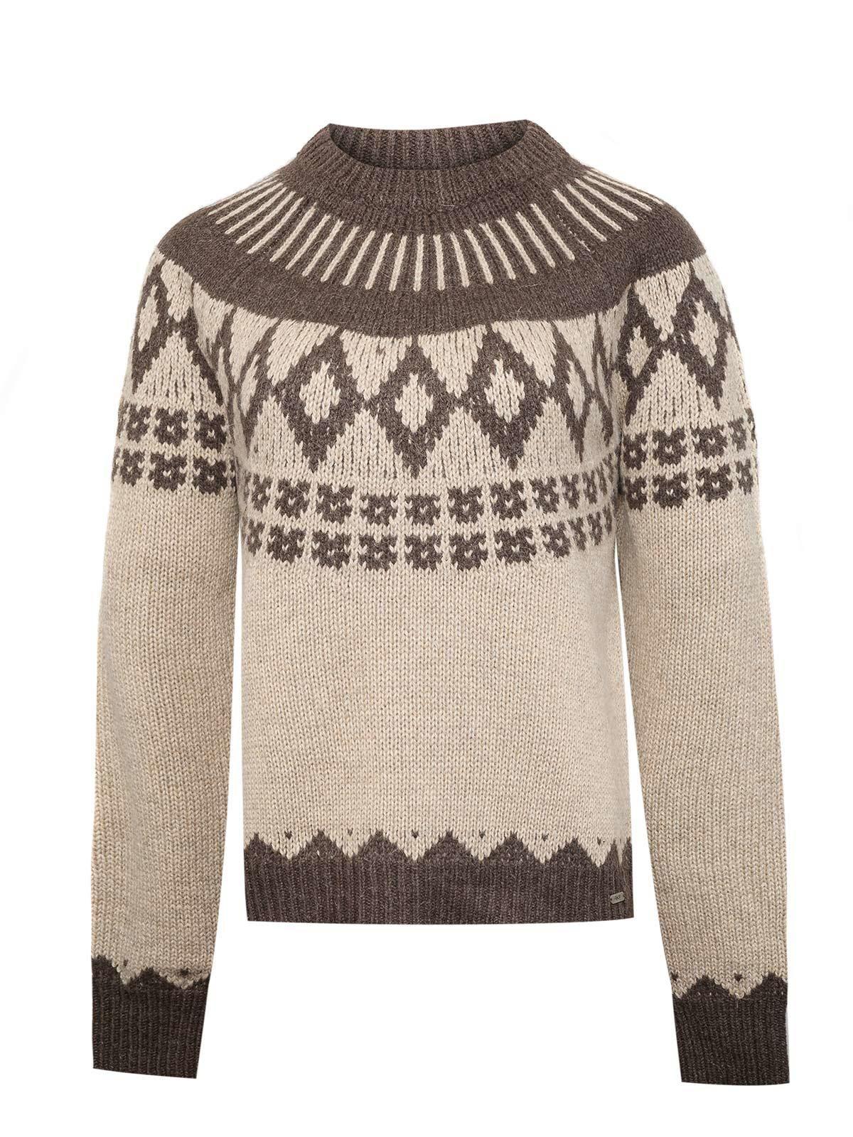 Sweater Alpaca Mujer Foggia Beige-0