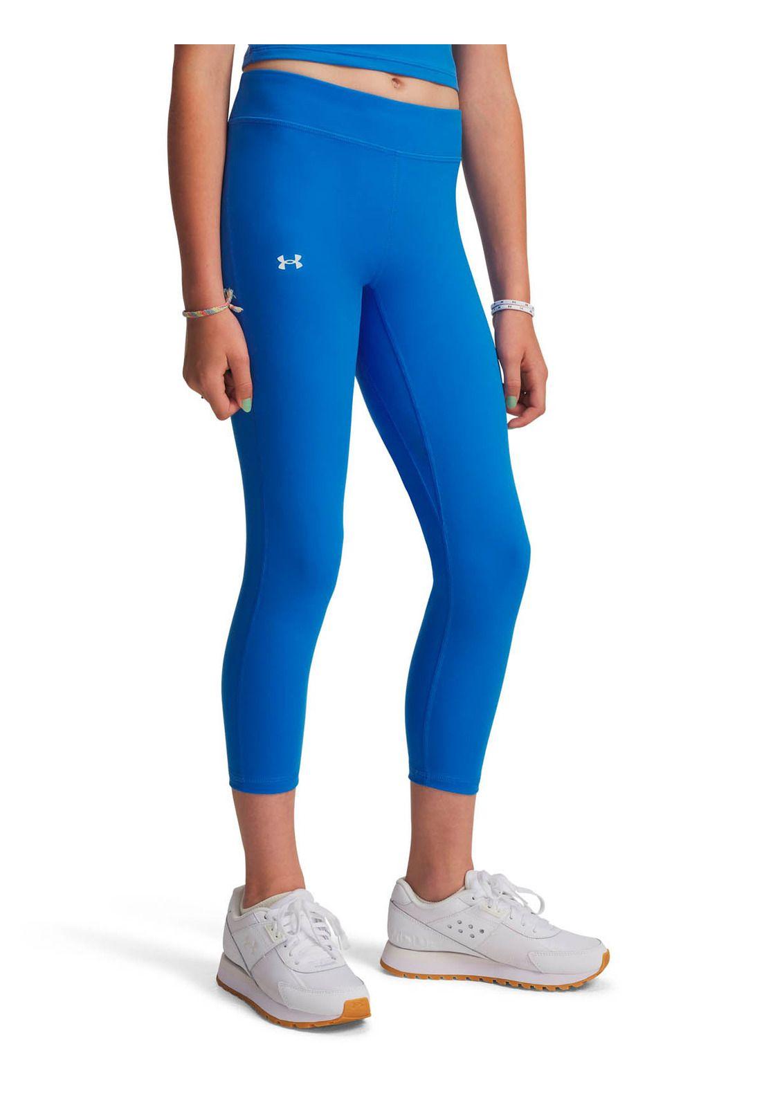 Pantalon de entenamiento para niña Motion Crop azul -3