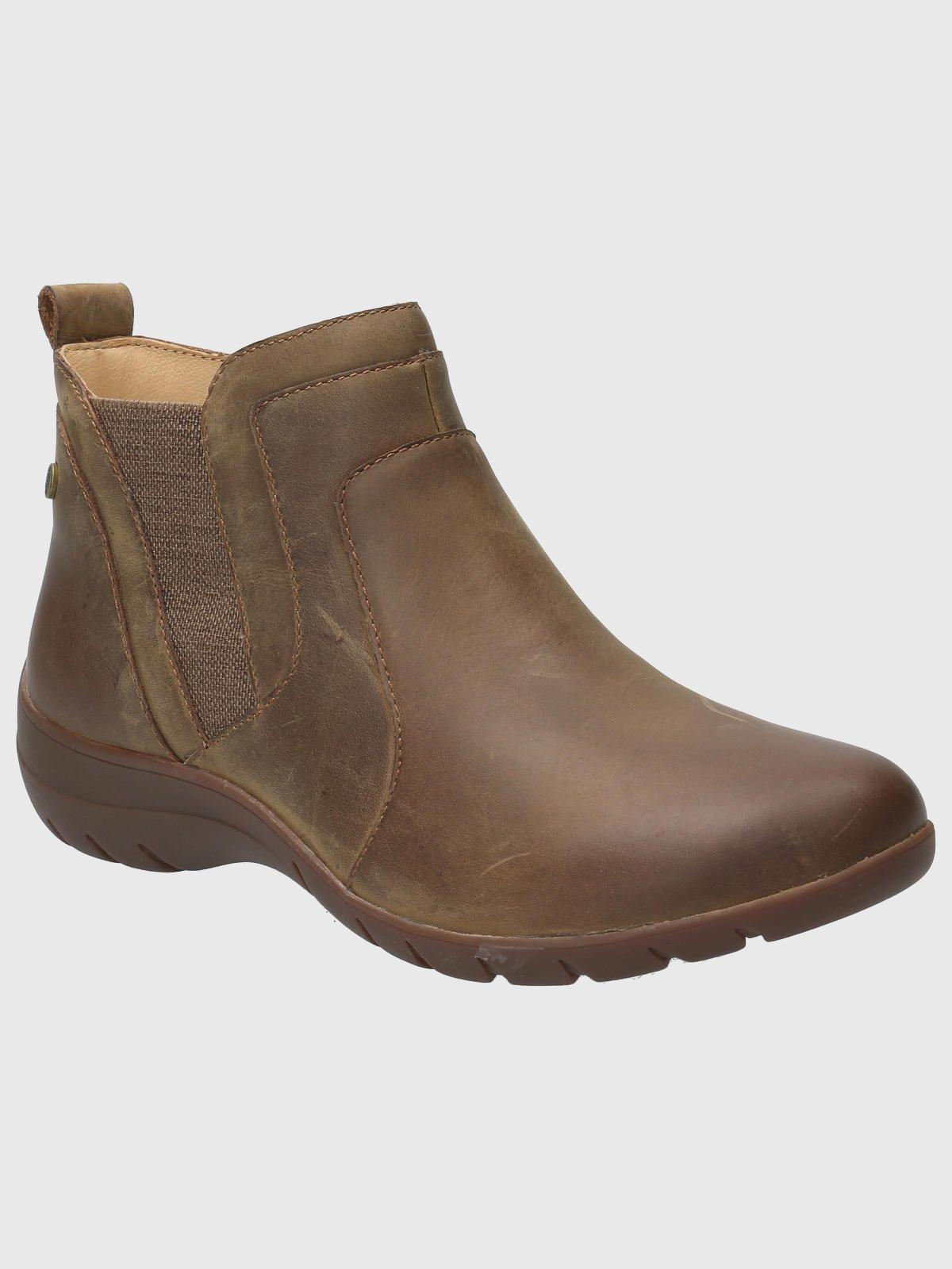 Botin Cuero Mujer Ever Café-0