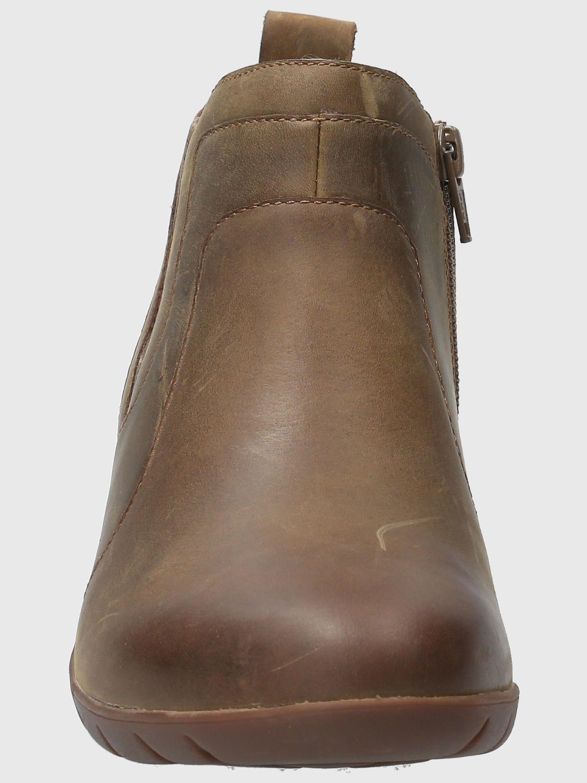 Botin Cuero Mujer Ever Café-3