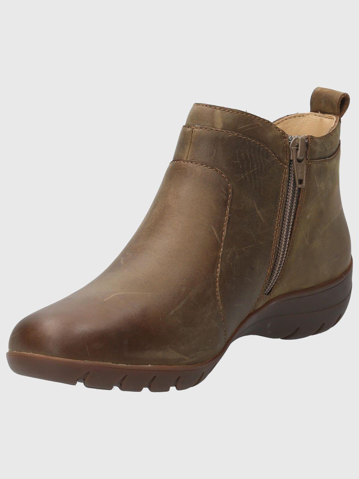 Botin Cuero Mujer Ever Café-4