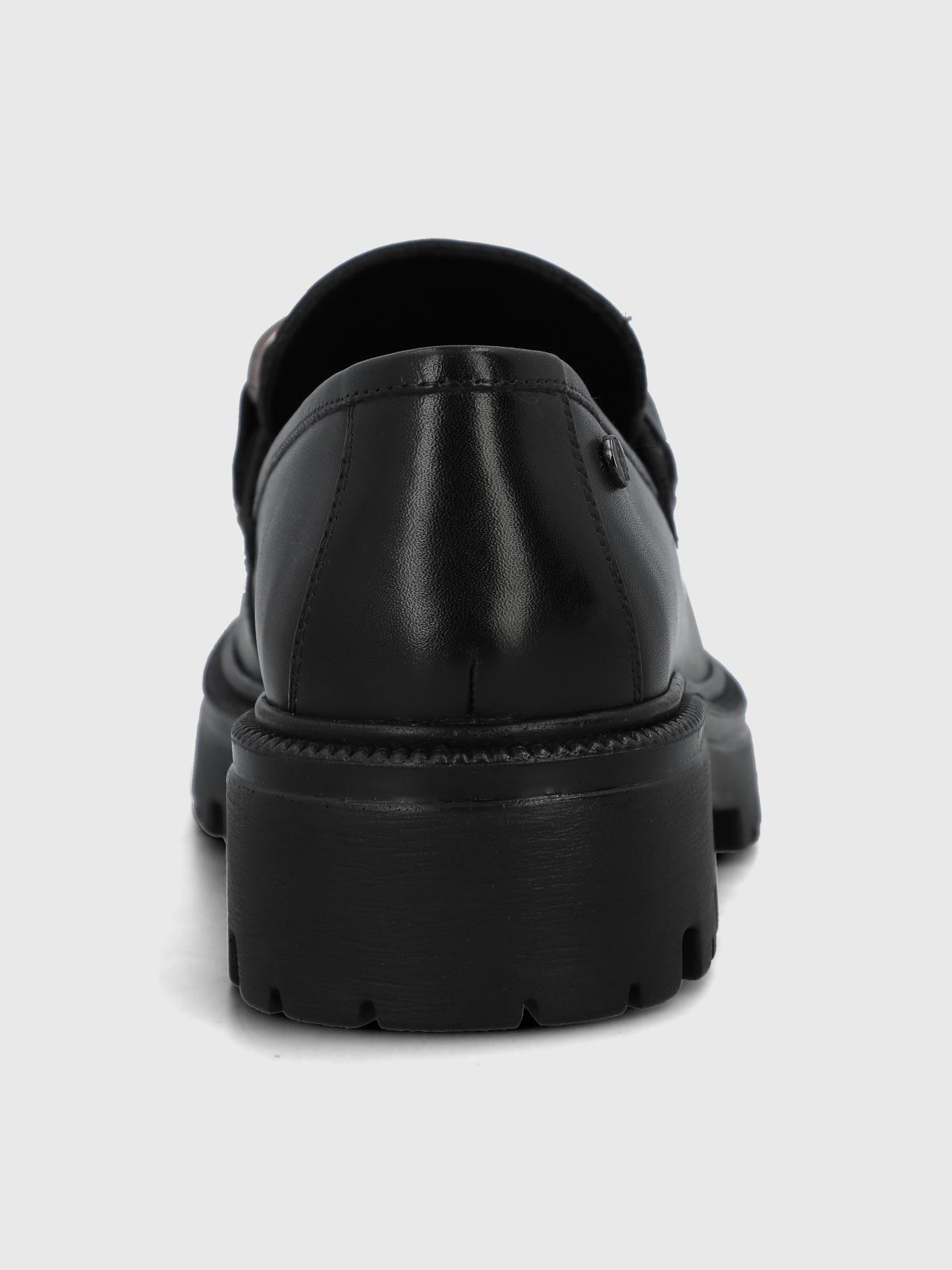 Mocasin Cuero Mujer Lively Negro-6
