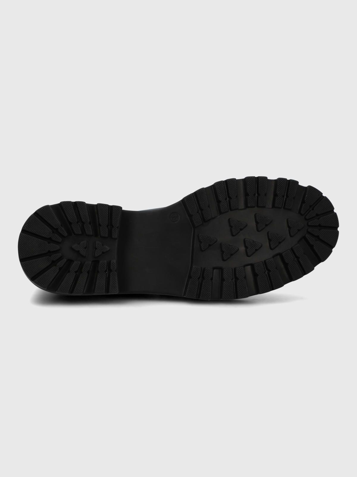 Mocasin Cuero Mujer Lively Negro-7