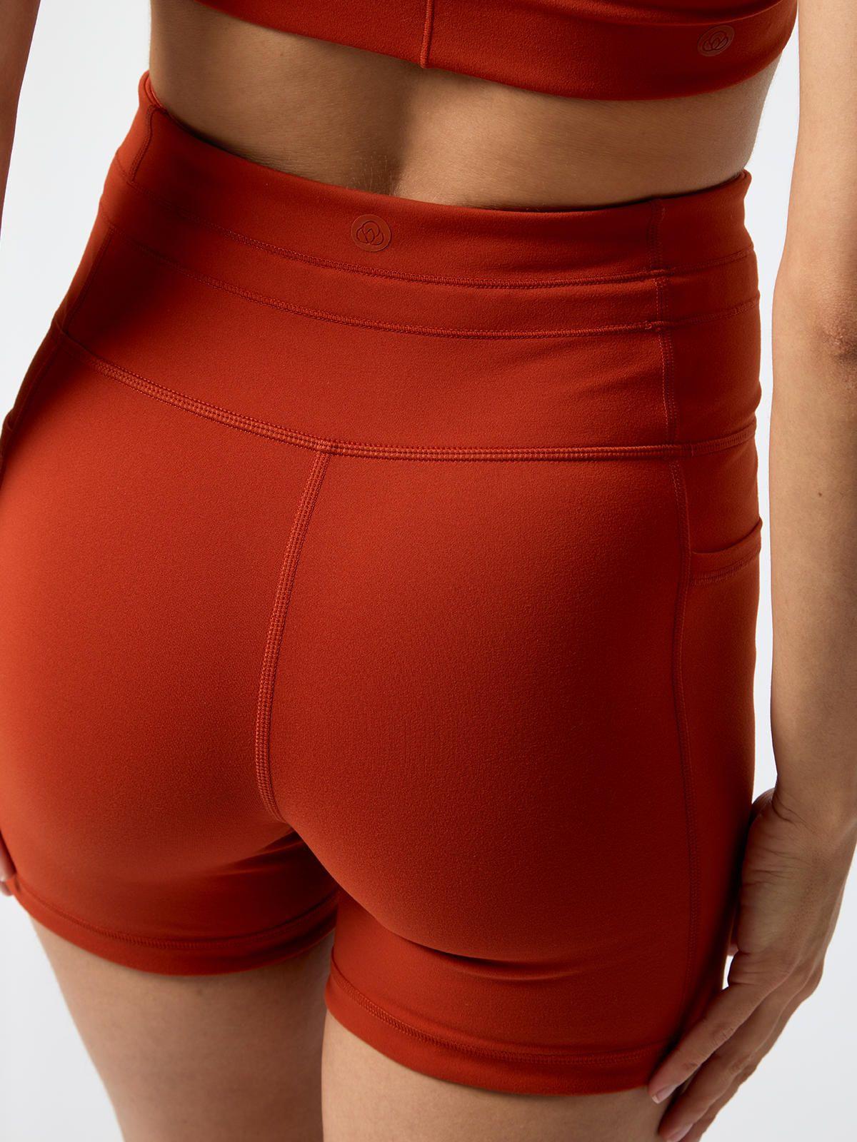 Short Stella Aloe Naranjo Mujer-3