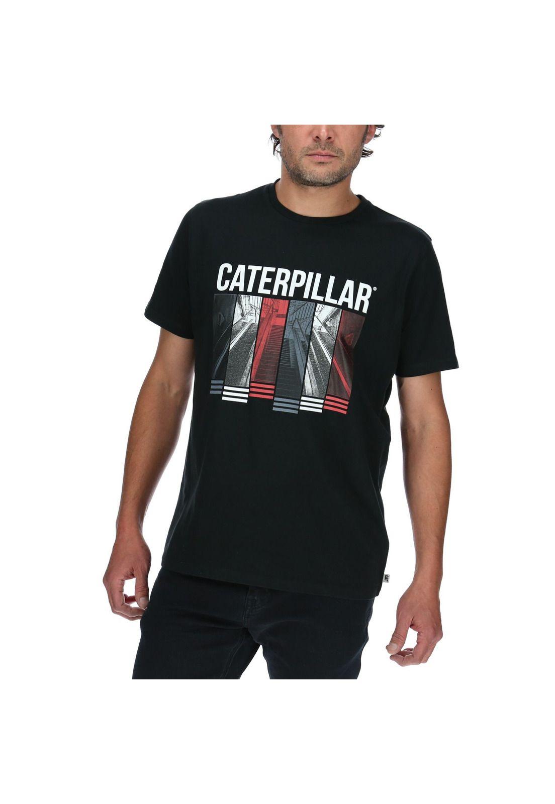 Polera Mc Hombre Vision Tee Negro-0