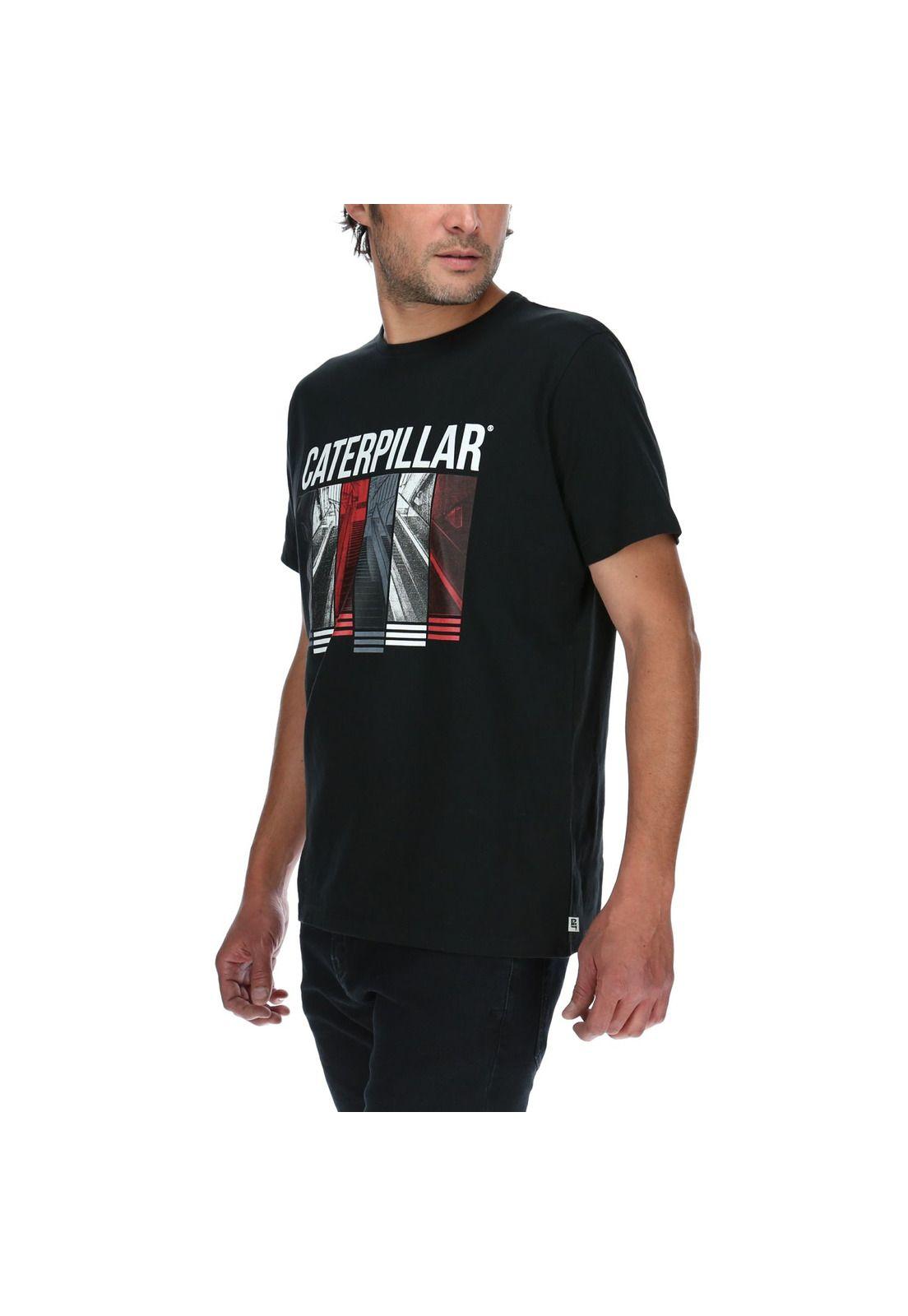 Polera Mc Hombre Vision Tee Negro-1