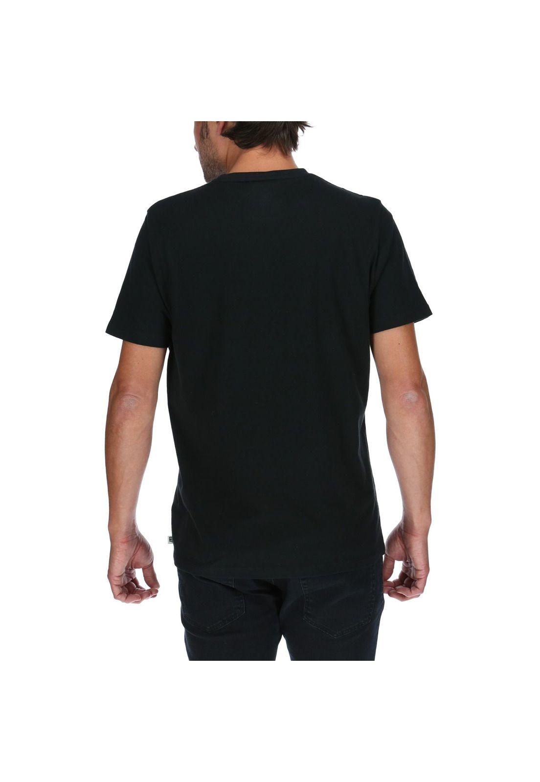 Polera Mc Hombre Vision Tee Negro-2