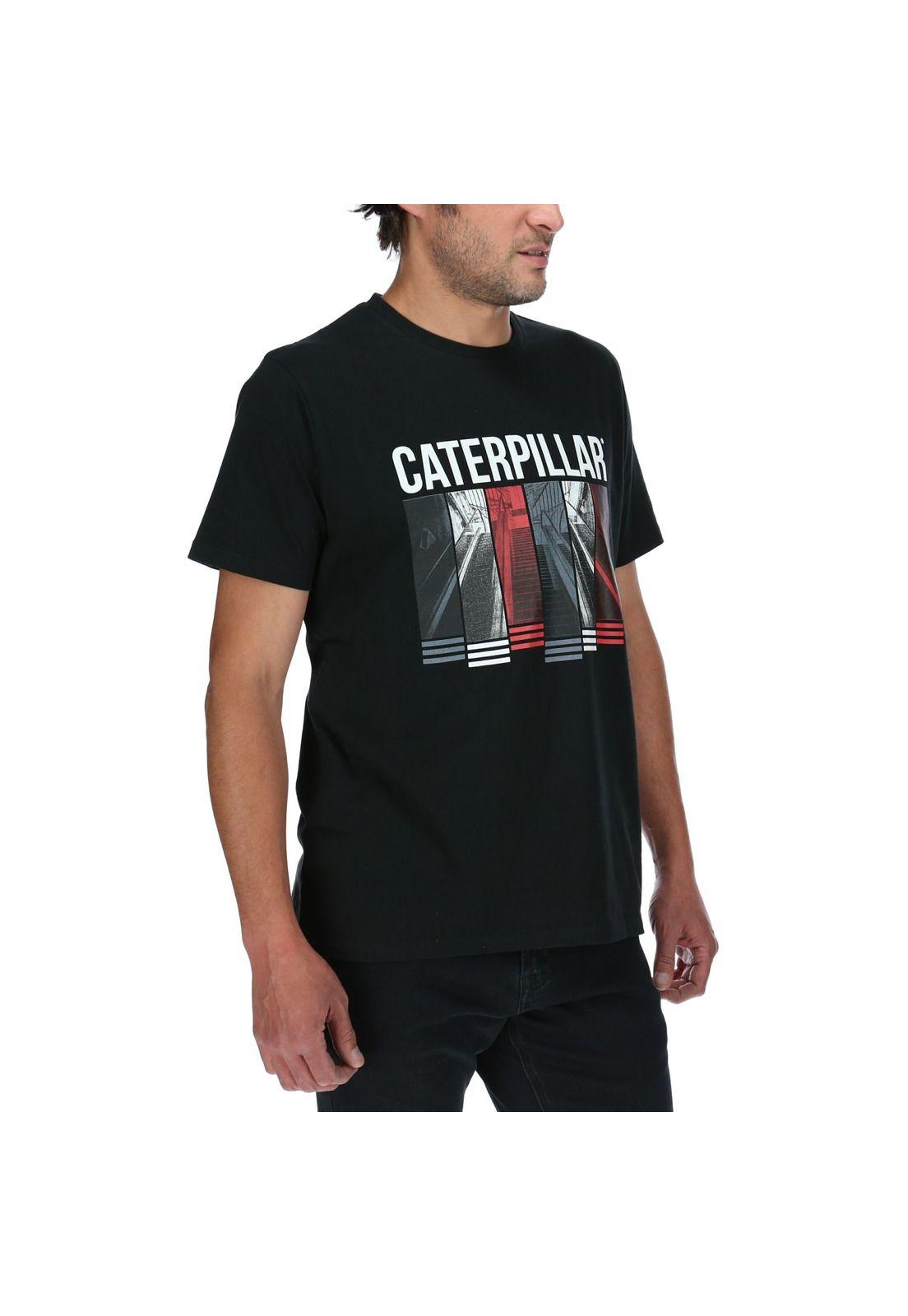 Polera Mc Hombre Vision Tee Negro-3