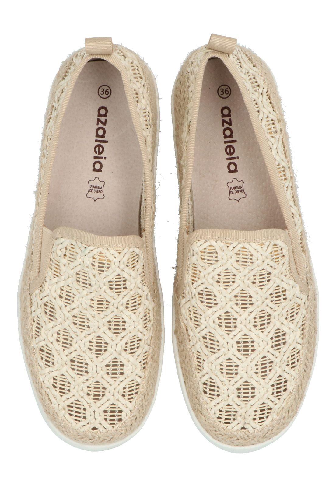 Alpargata Mujer Antonella Beige -7