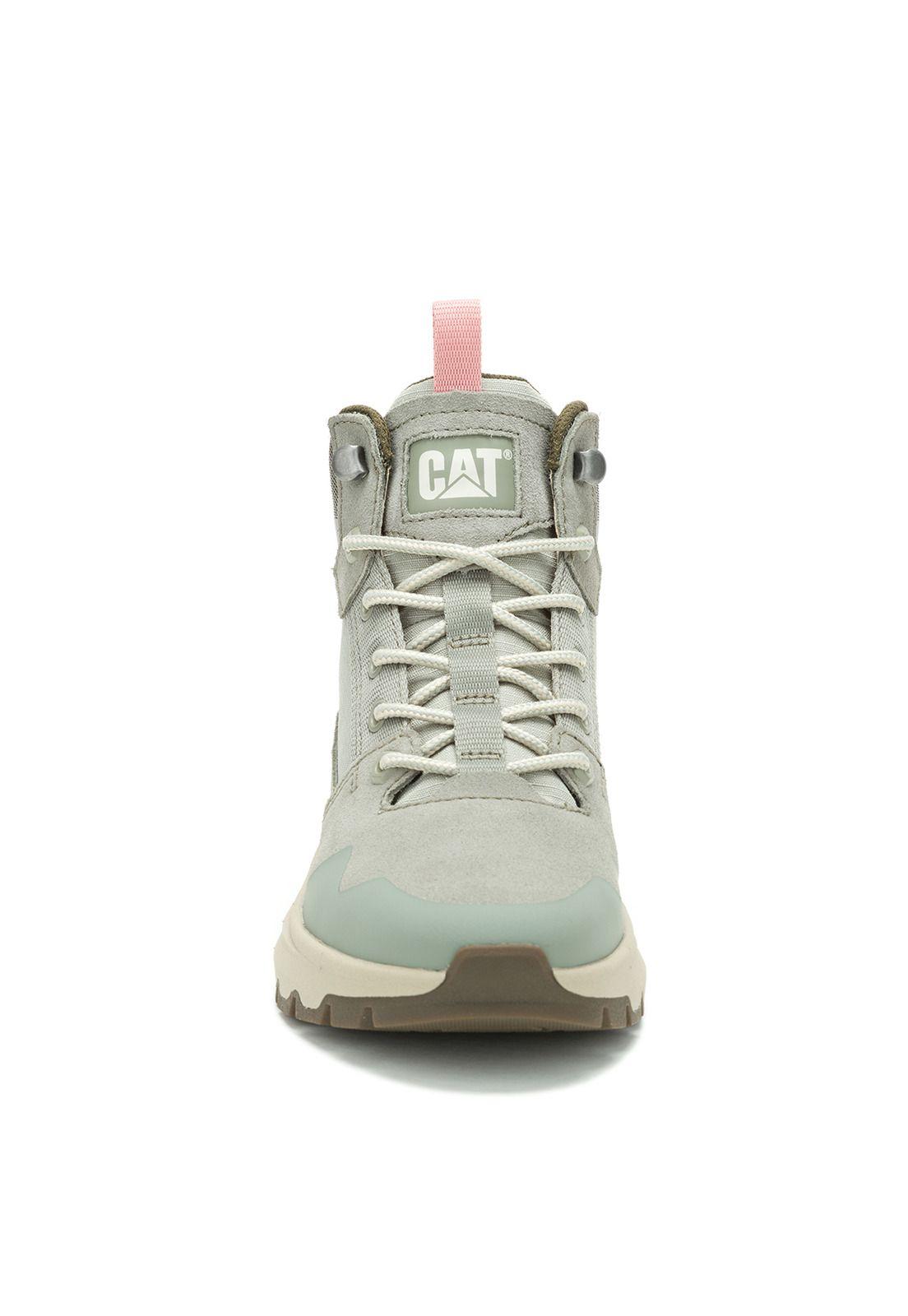 Zapatilla con caña Mujer Colorado Sneaker Verde -3