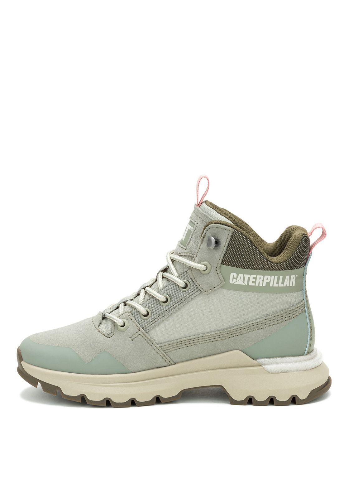 Zapatilla con caña Mujer Colorado Sneaker Verde -4