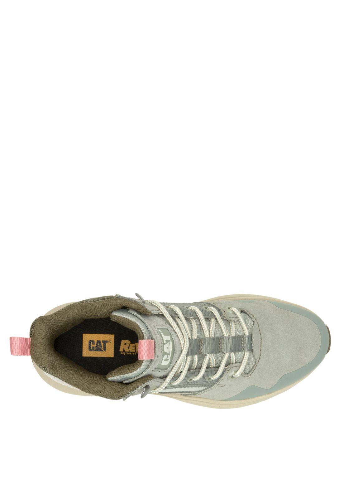 Zapatilla con caña Mujer Colorado Sneaker Verde -6